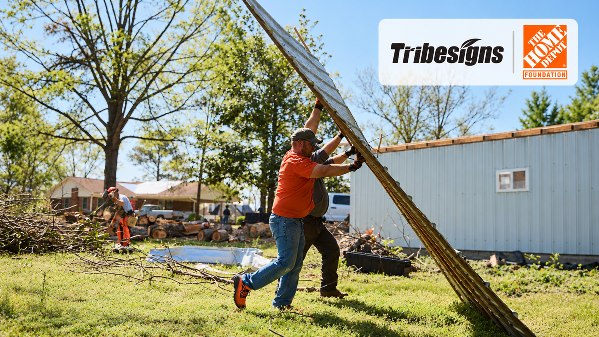 Tribesigns unterstützt die Katastrophenhilfe der Home Depot Foundation mit einer Spende