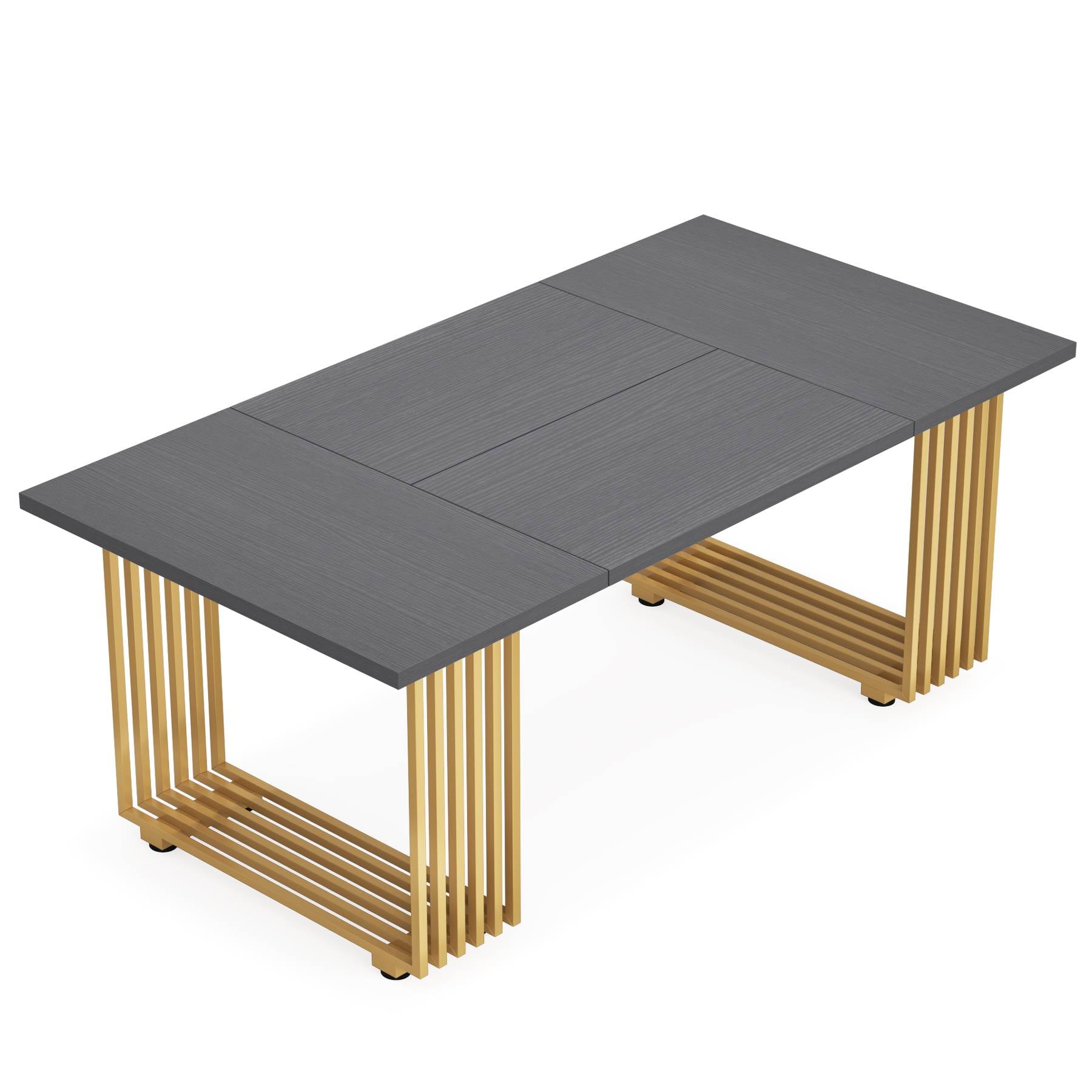 Modern Dining Table, 70.8 Inches Kitchen Table for 6-8 People Tribesigns
