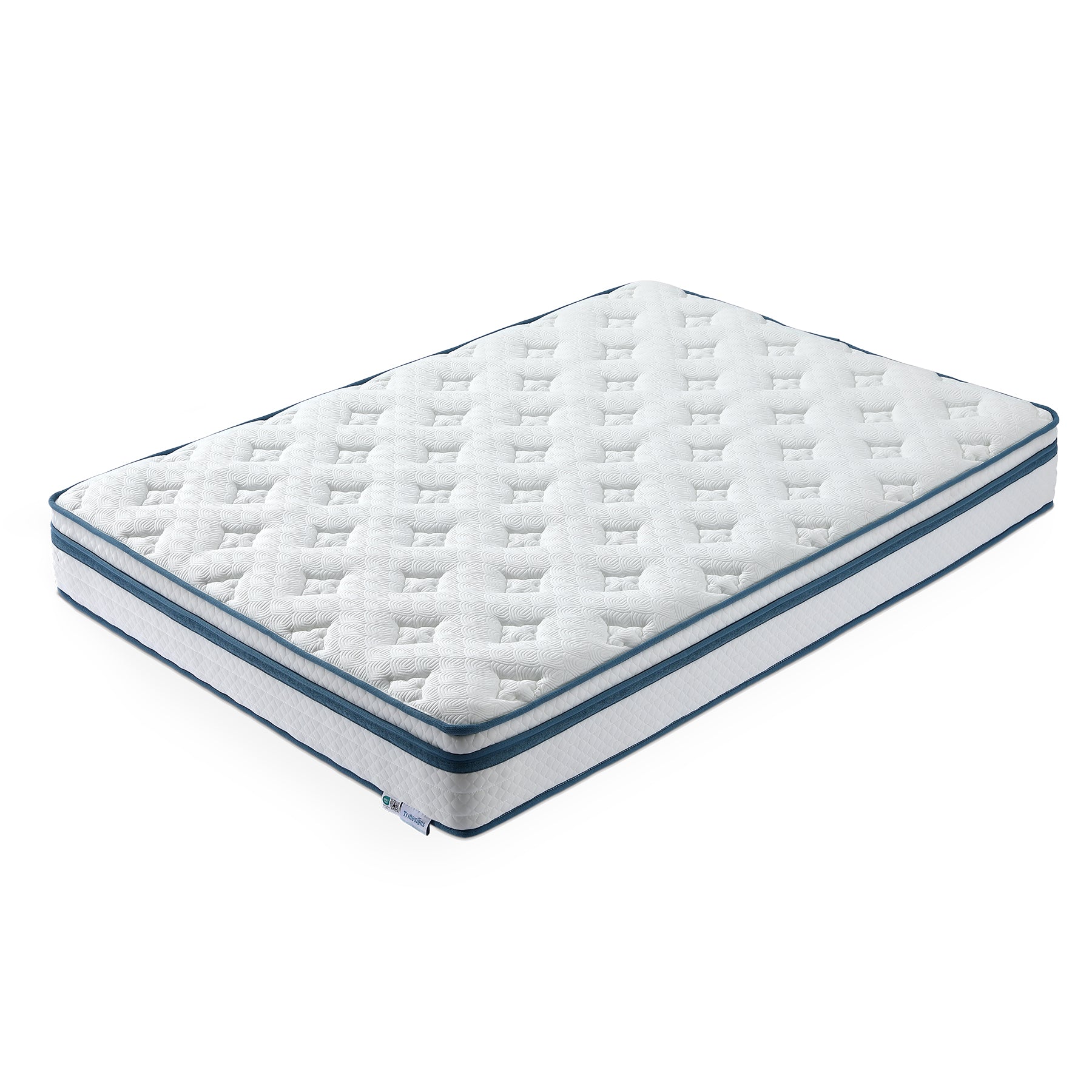 Tribesigns Taschenfederkernmatratze H3 mittelfest, 7-Zonen Matratze mit Gel-Memory-Schaum & Lyocell Bezug