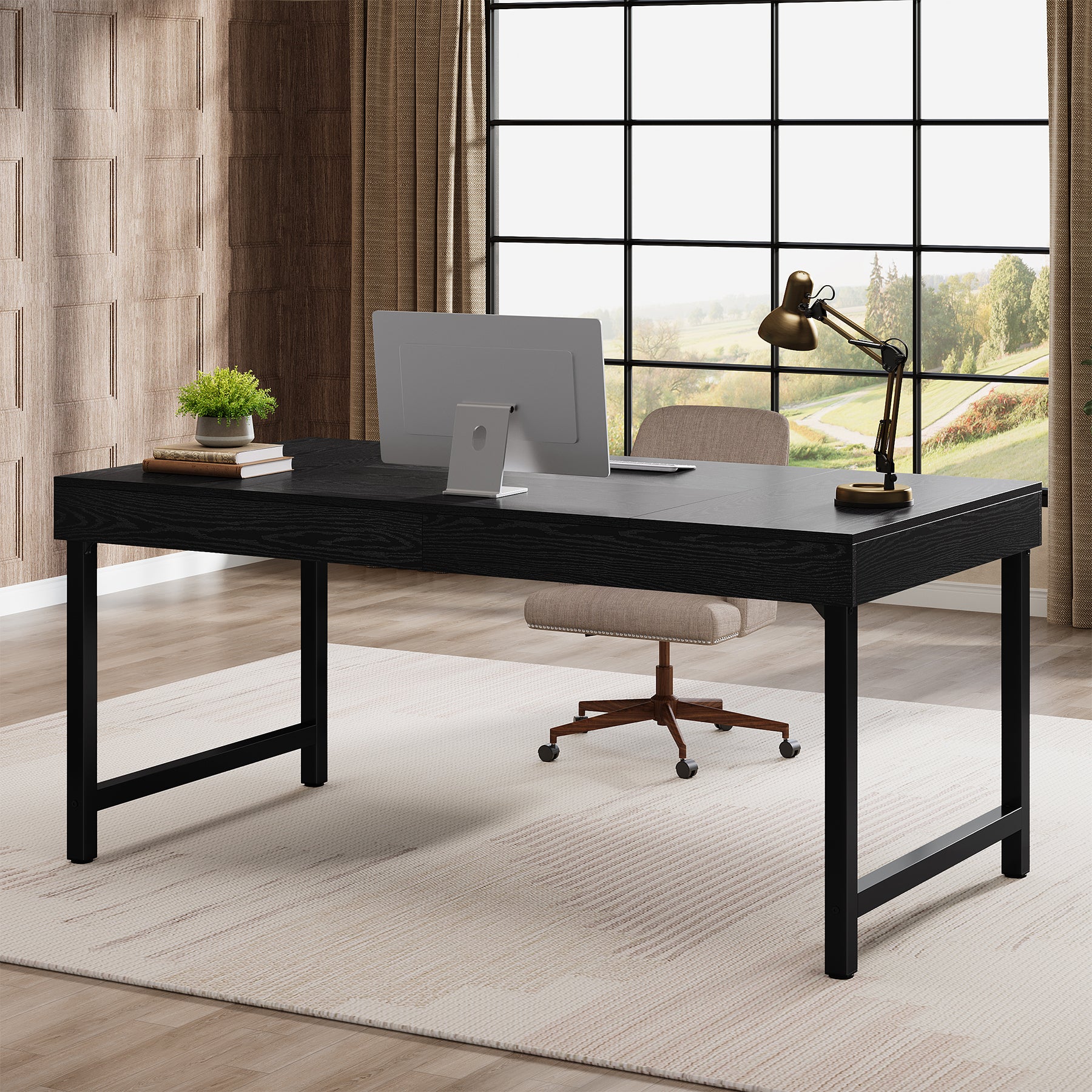140 cm Bürotisch, einfacher Computertisch für das Home Office