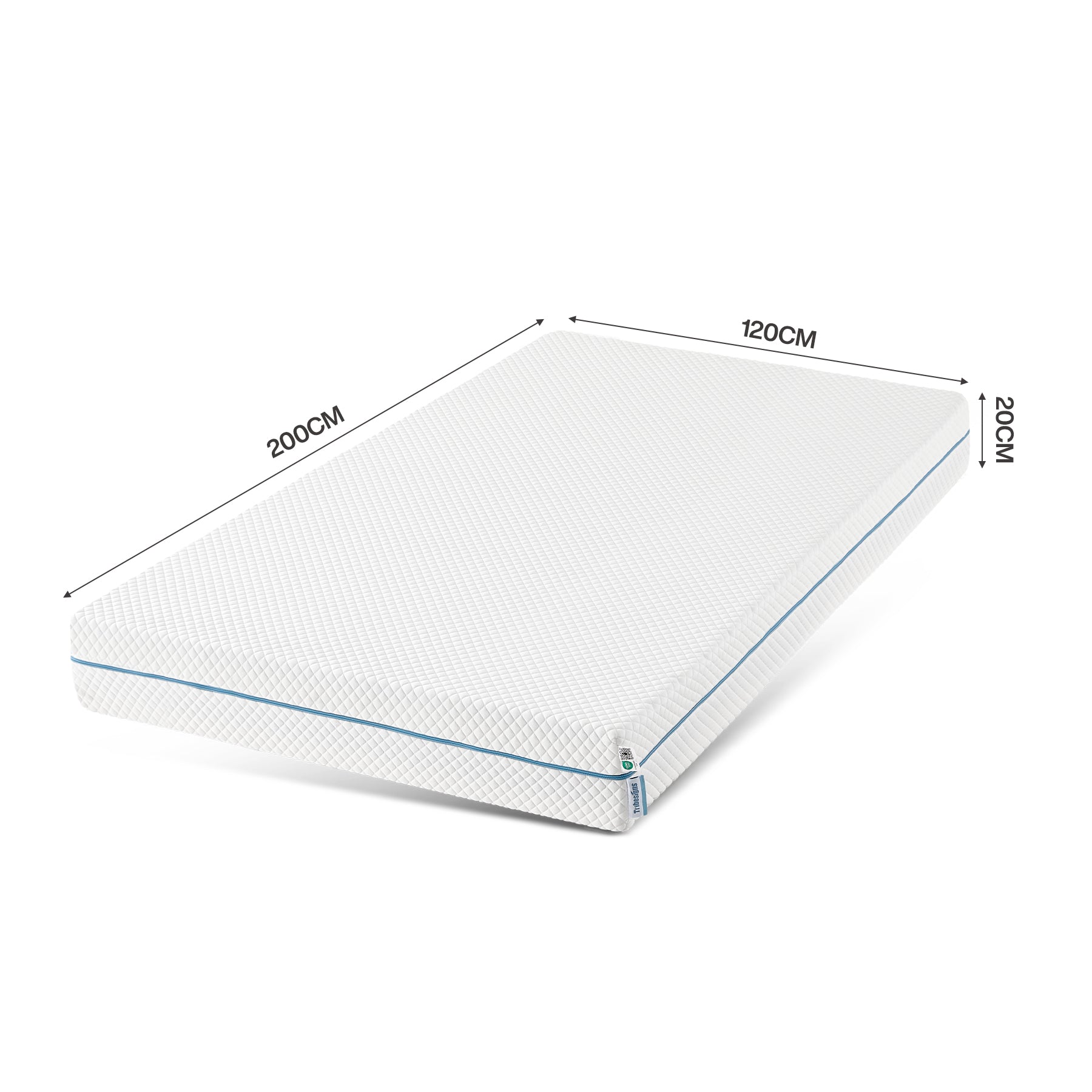 90 x 200 cm Matratze - 7-Zonen H3 Kaltschaum mit waschbarem Bezug
