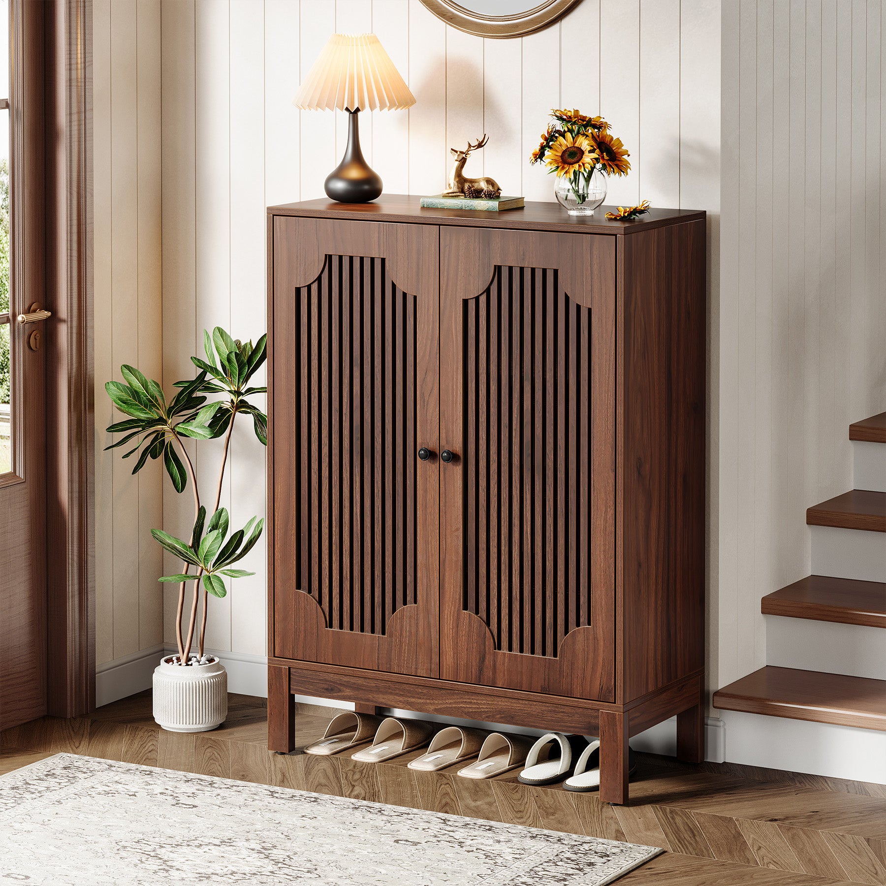 Schuhschrank für 20 Paar Schuhe, 6-stufiger Schuhaufbewahrungs-Organizer