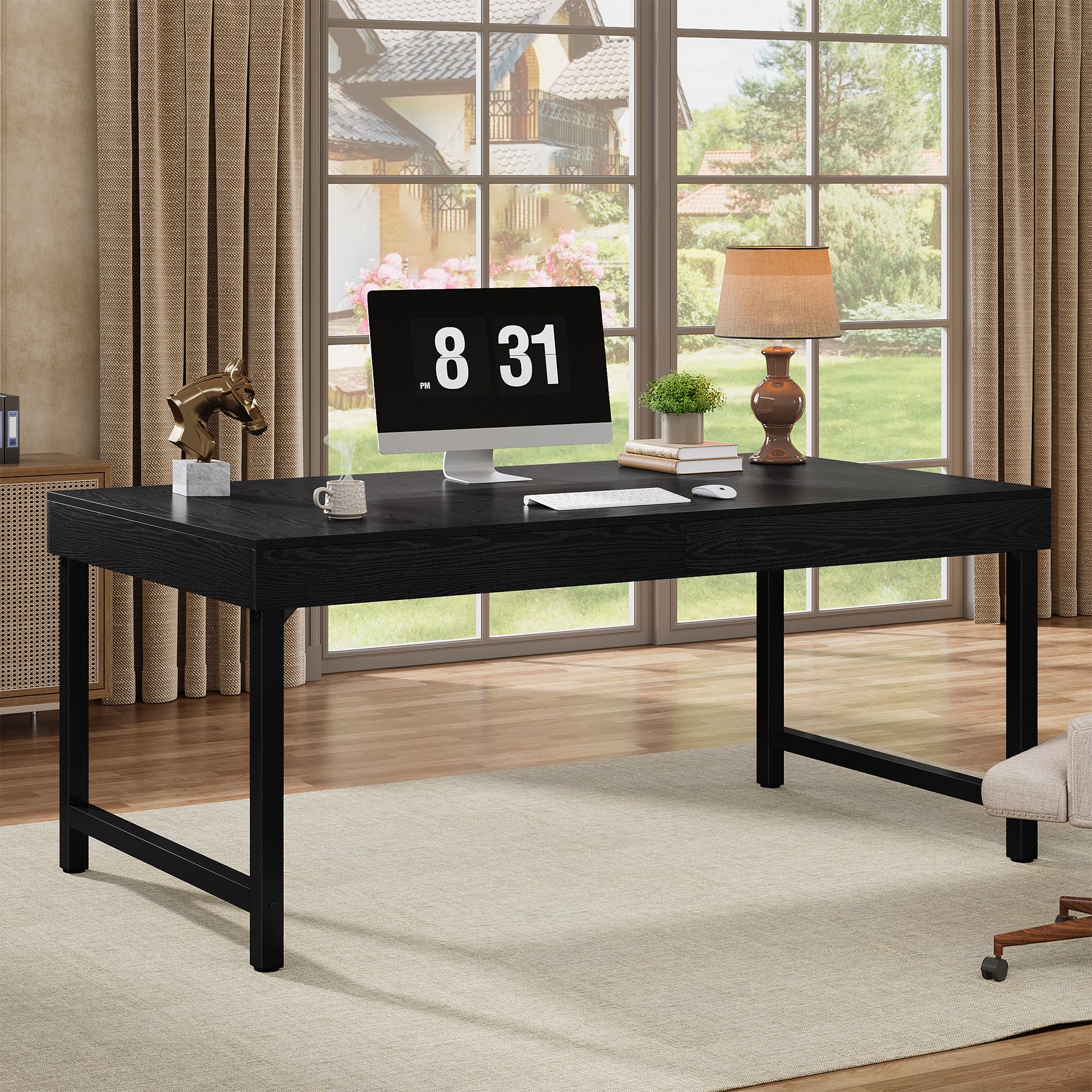 140 cm Bürotisch, einfacher Computertisch für das Home Office