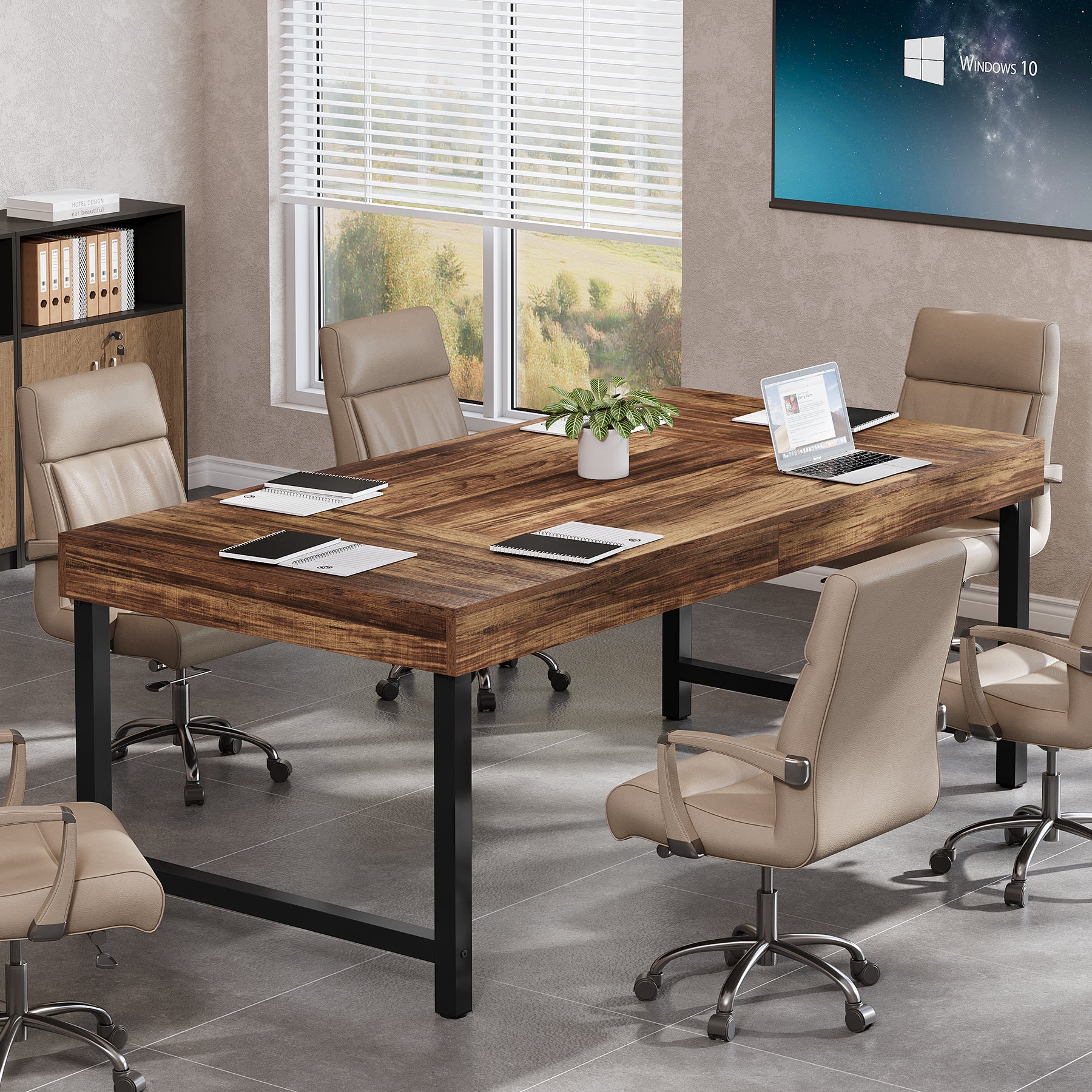 140 cm Bürotisch, einfacher Computertisch für das Home Office