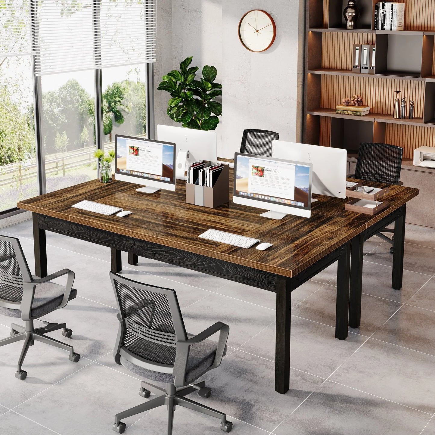 160cm Chefschreibtisch, moderner Computertisch, Büroschreibtisch