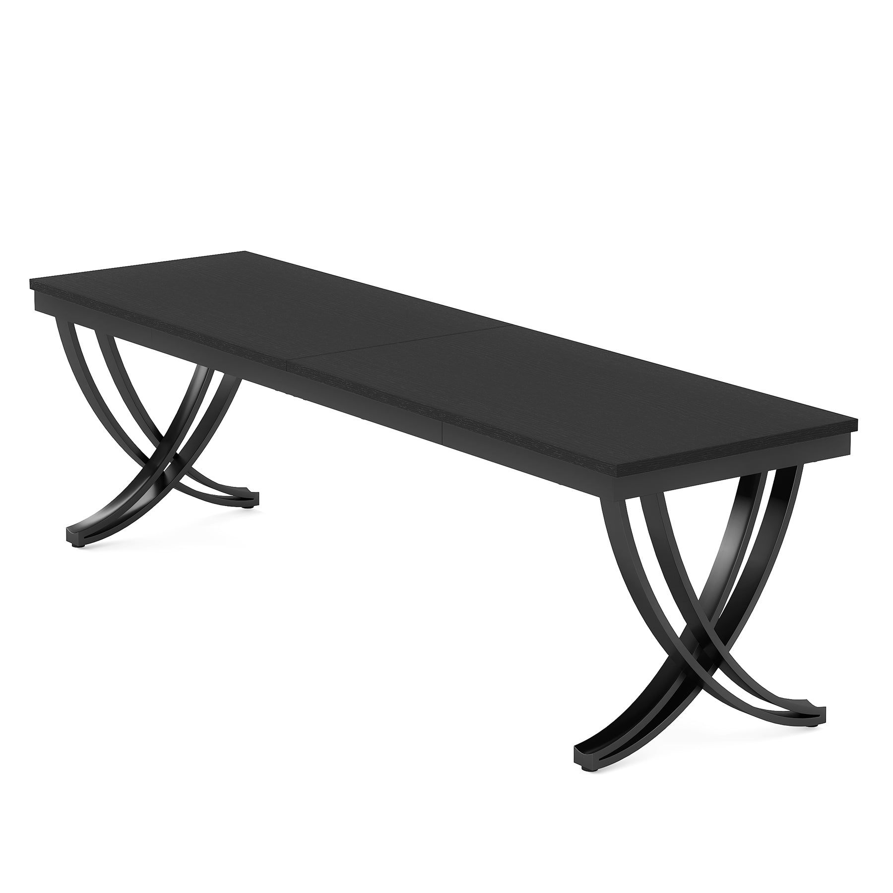 6-8 Personen industriell-Design Esstisch, 200 cm Tisch Wohnzimmer, rechteckiger Küchentisch