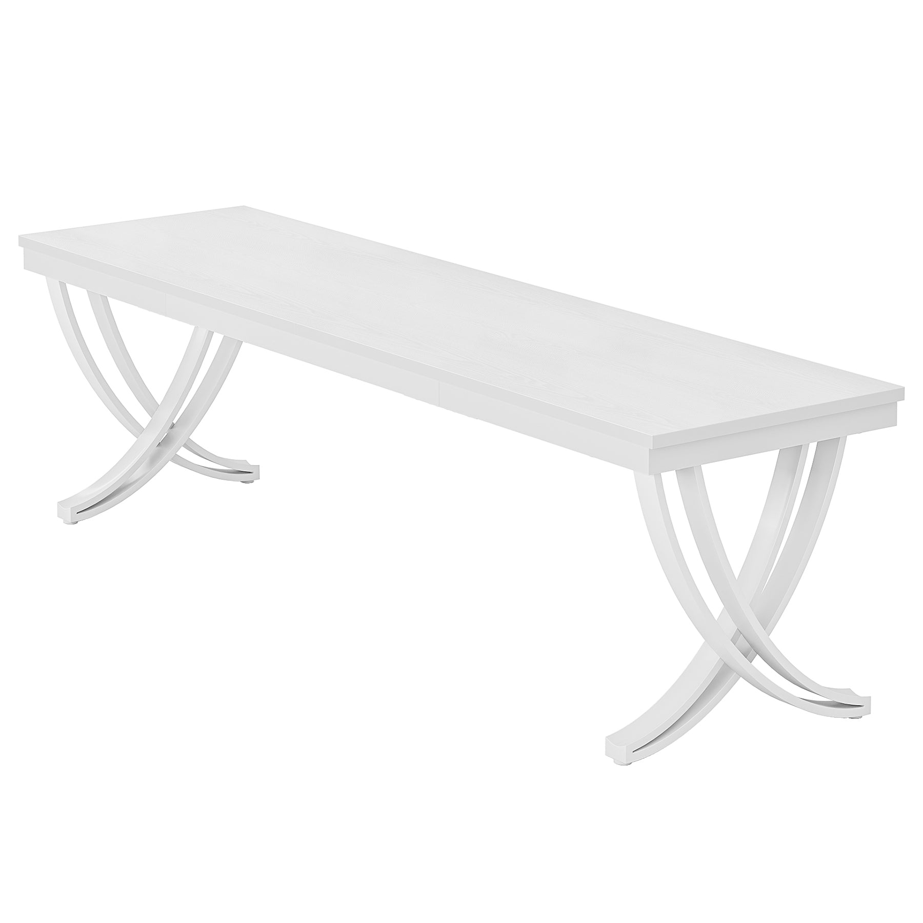 6-8 Personen industriell-Design Esstisch, 200 cm Tisch Wohnzimmer, rechteckiger Küchentisch