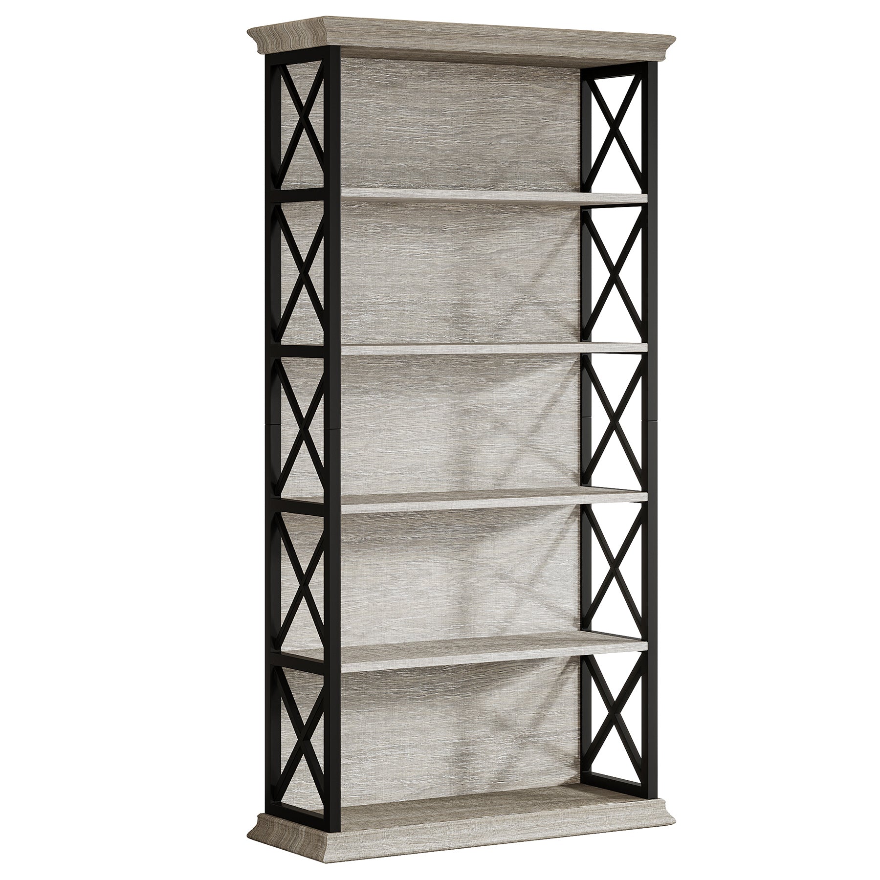 6-stöckiges Bücherregal, 180cm Etagere Bücherregal für das Home Office