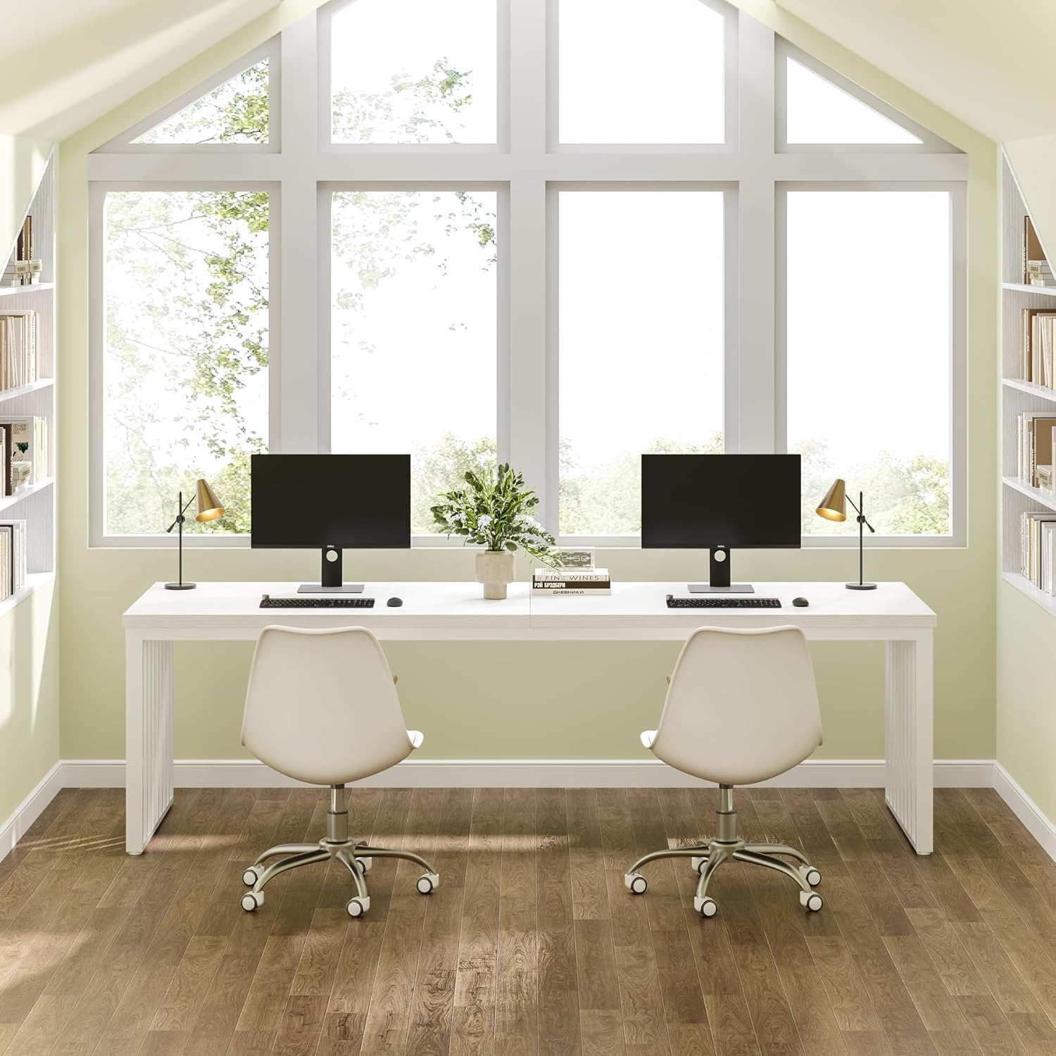 180cm Zwei-Personen-Schreibtisch, langer Executive-Schreibtisch, Doppel-Computertisch