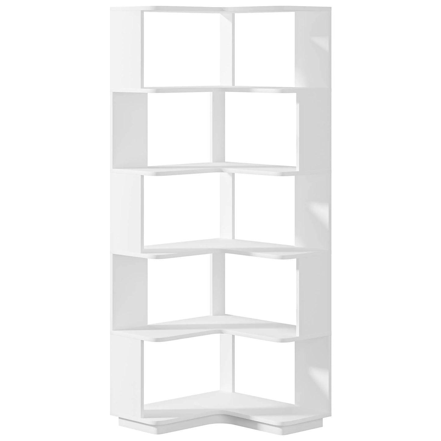 Eckregal, 6-stöckiges Bücherregal, Etagere-Lagerregal