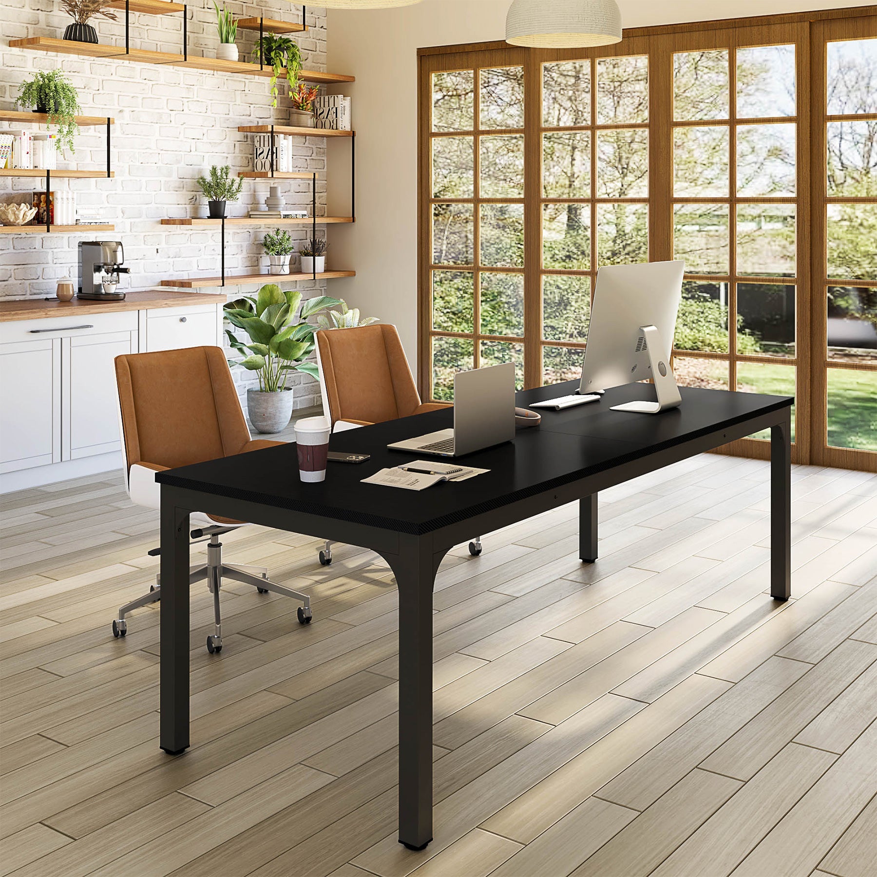 Schreibtisch - Doppelter Computer-Schreibtisch, Bürotisch