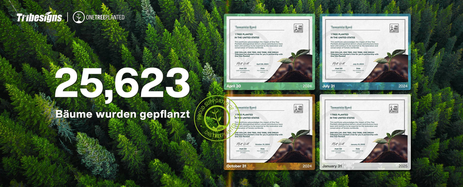Tribesigns gibt den Abschluss eines Programms zur Pflanzung von 25.000 Bäumen bekannt