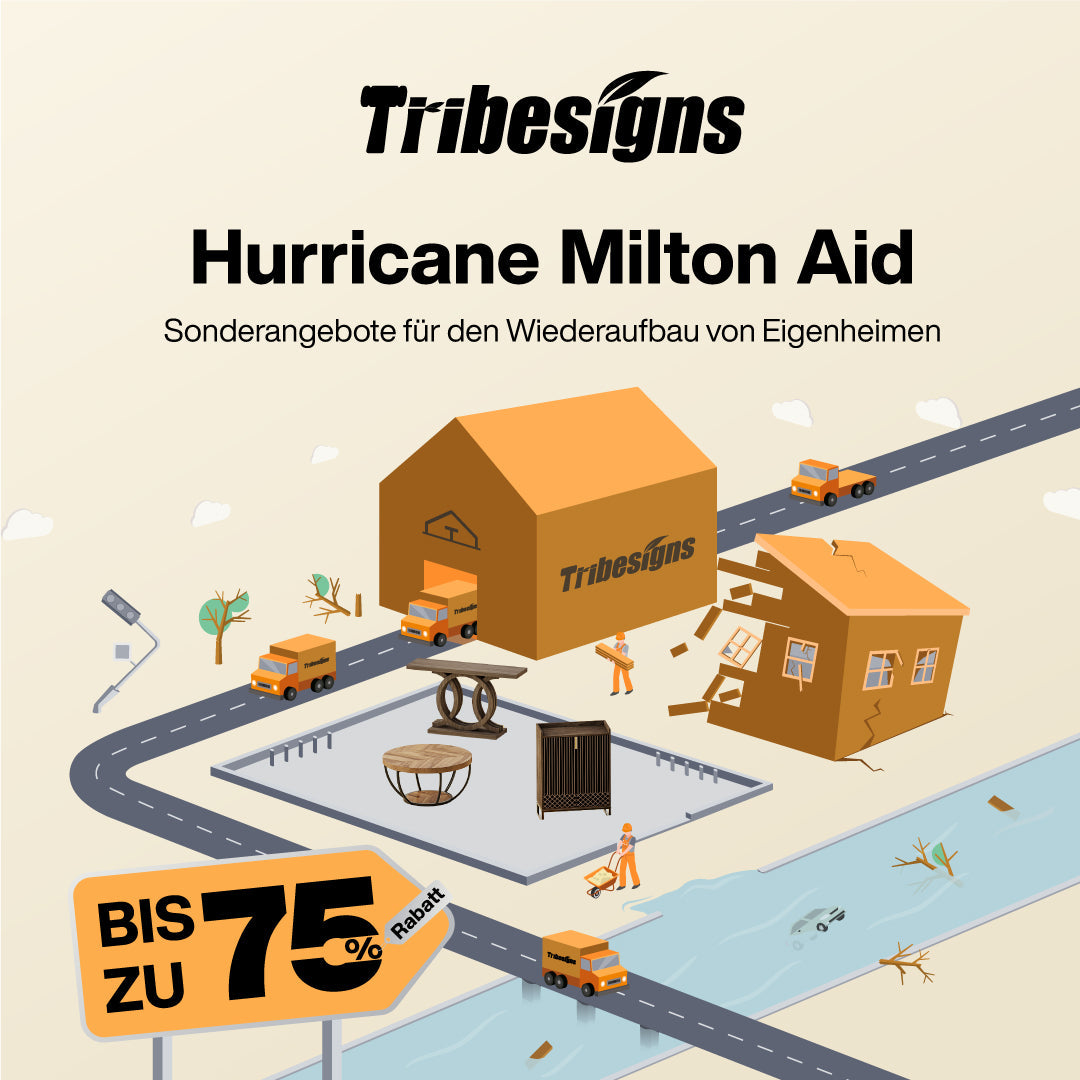 Tribesigns bietet den Opfern des Hurrikans in Florida Hilfe an