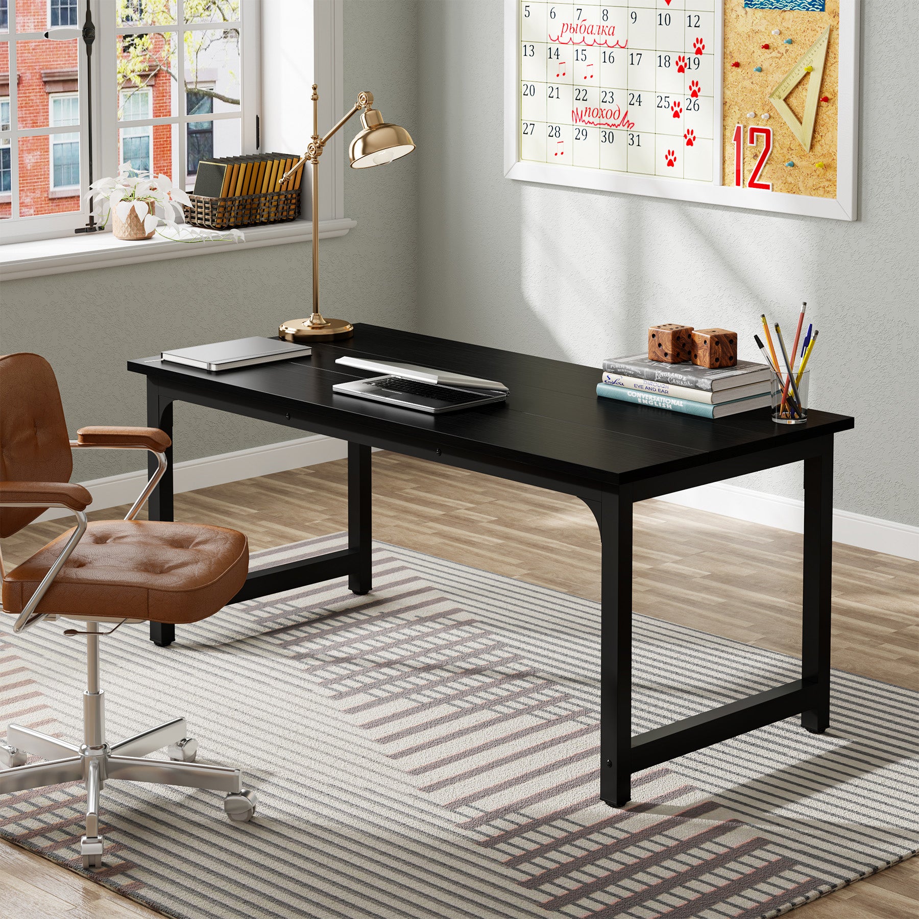 Moderner Computertisch Studie Schreibtisch Arbeitsplatz für Home Office
