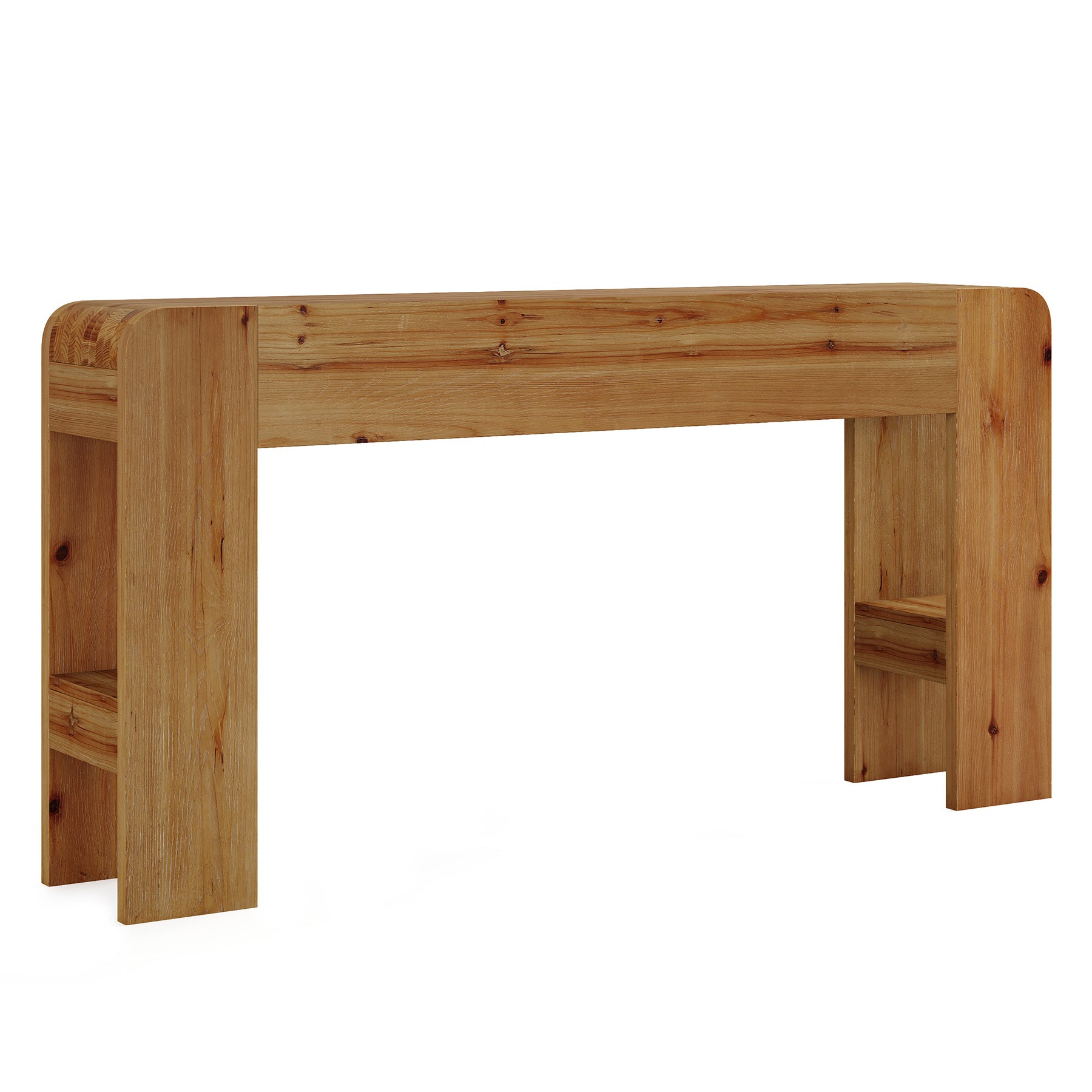 Tribesigns Konsolentisch 160 cm aus Massivholz, langer Sofatisch Landhausstil aus Tannenholz