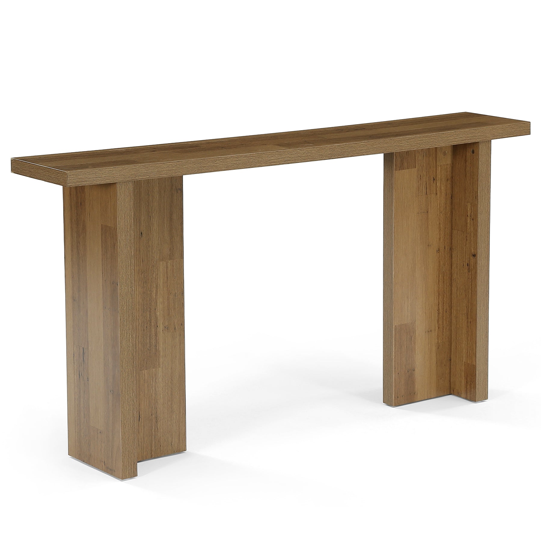 Tribesigns Konsolentisch 160 cm, schmaler Sofatisch in moderner Holzoptik
