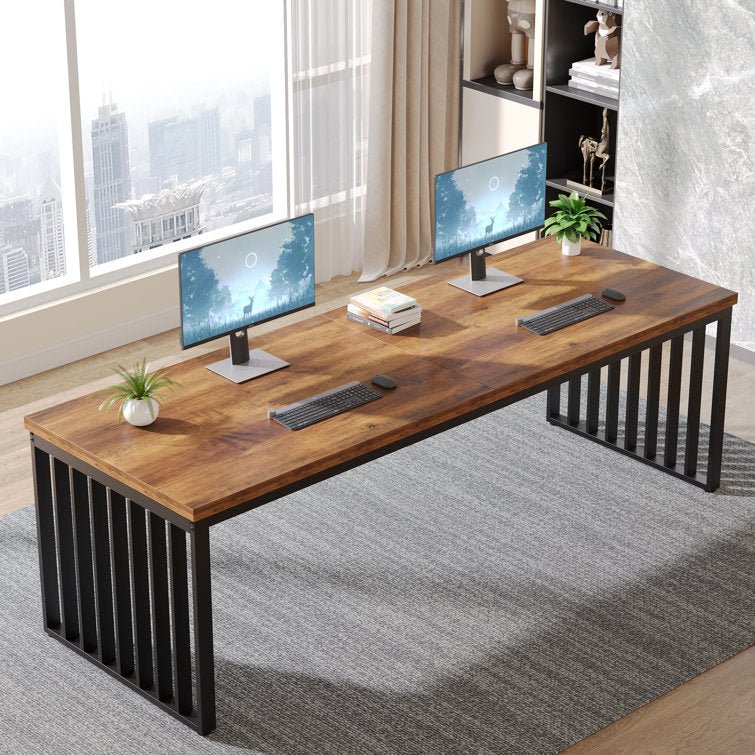 180cm Zwei-Personen-Schreibtisch, langer Executive-Schreibtisch, Doppel-Computertisch