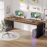 180cm Zwei-Personen-Schreibtisch, langer Executive-Schreibtisch, Doppel-Computertisch 3