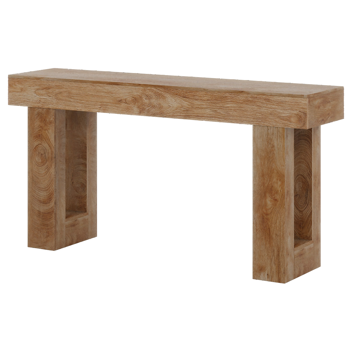 160 cm Konsolentisch, Bauernhaus Holz Sofatisch Eingangstisch
