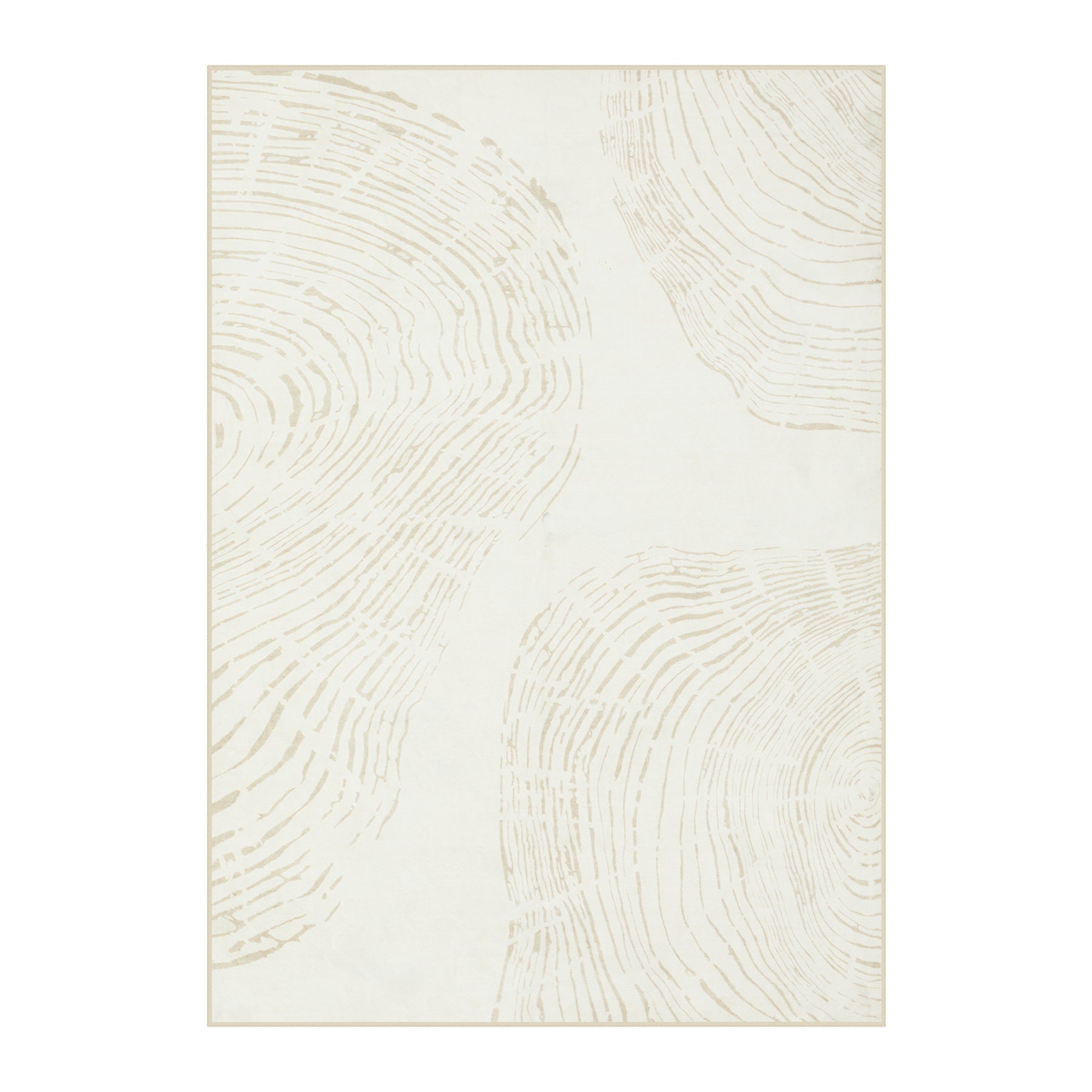 Tribesigns Waschbarer Wohnzimmerteppich, abstraktes Muster im sanften, minimalistischen Boho-Stil