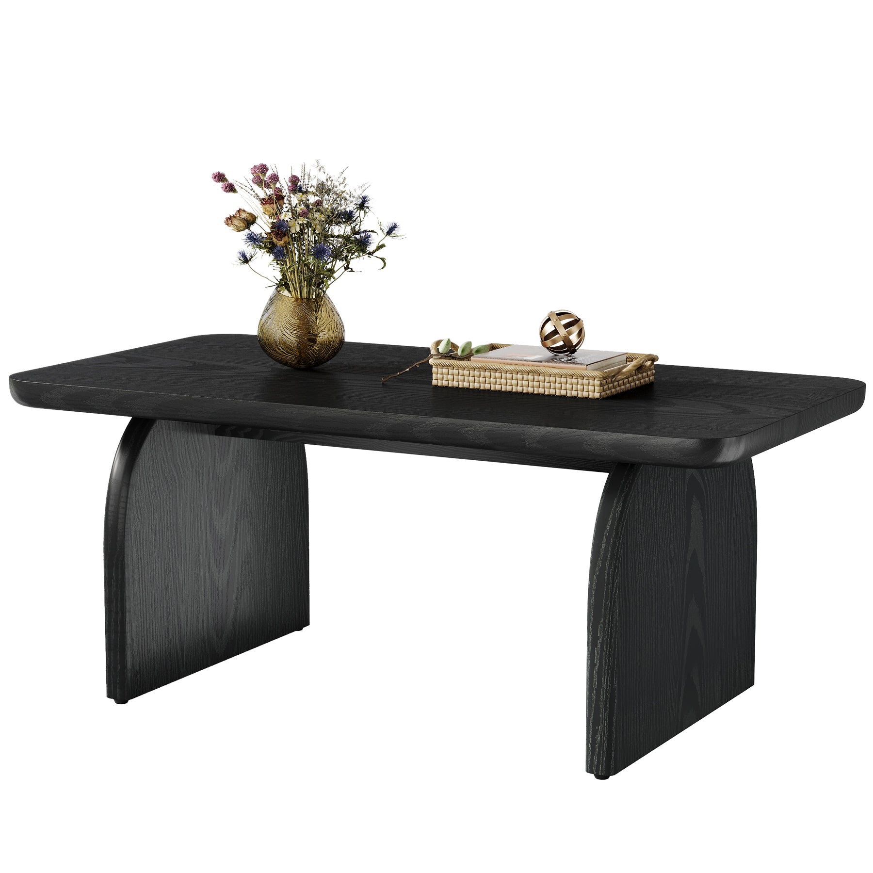 120 cm Couchtisch, Bauernhaus-Mitteltisch, niedriger Cocktail-Teetisch