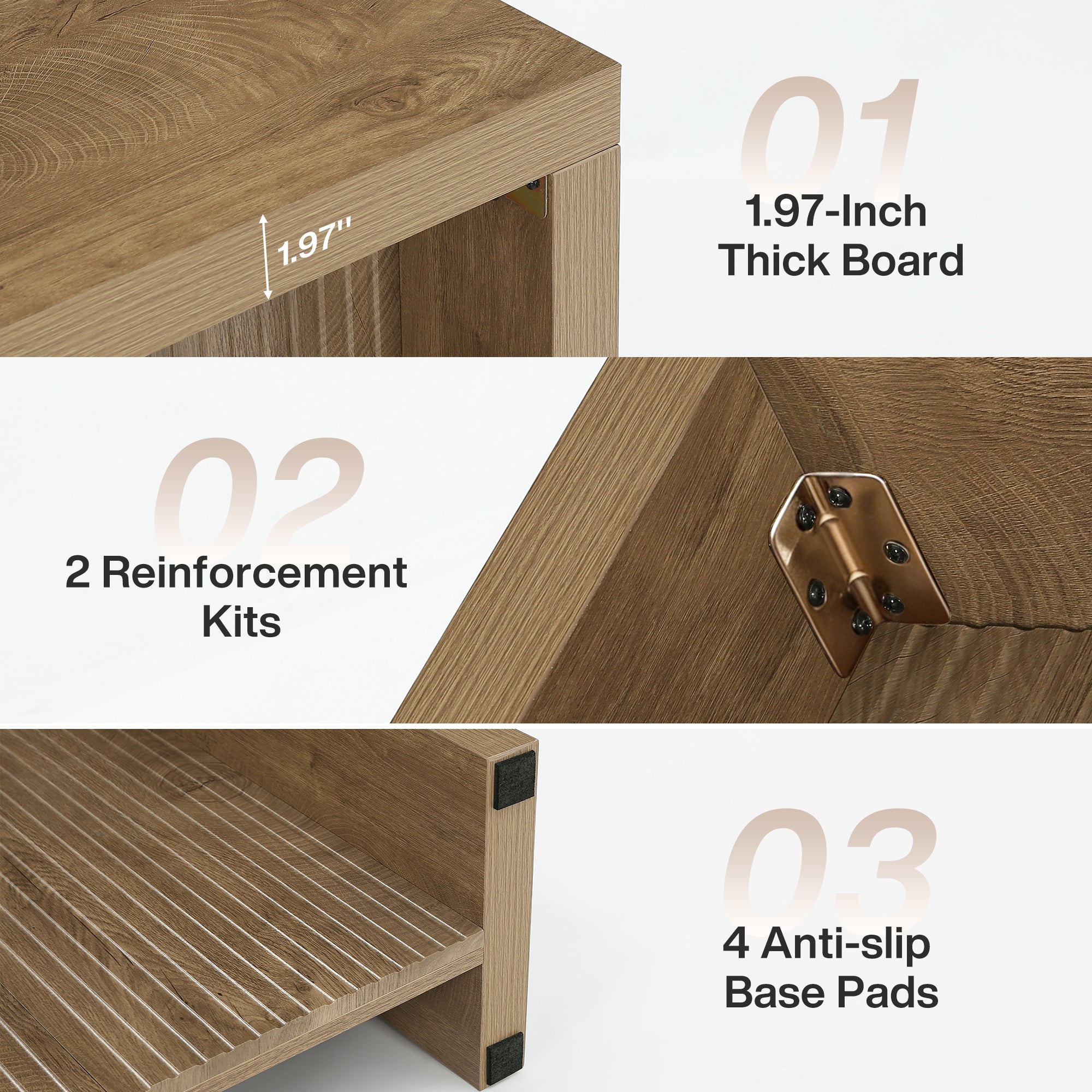 Tribesigns Konsolentisch 160 cm schmal, Flurtisch mit 5 cm starker Tischplatte