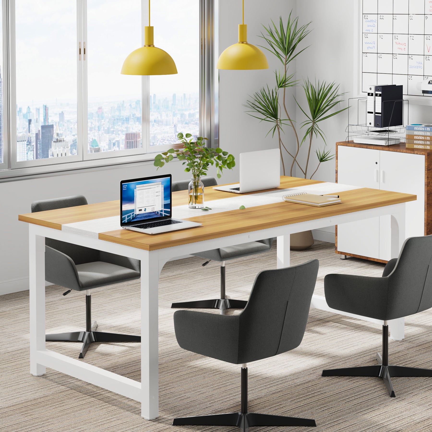 Moderner Computertisch Studie Schreibtisch Arbeitsplatz für Home Office