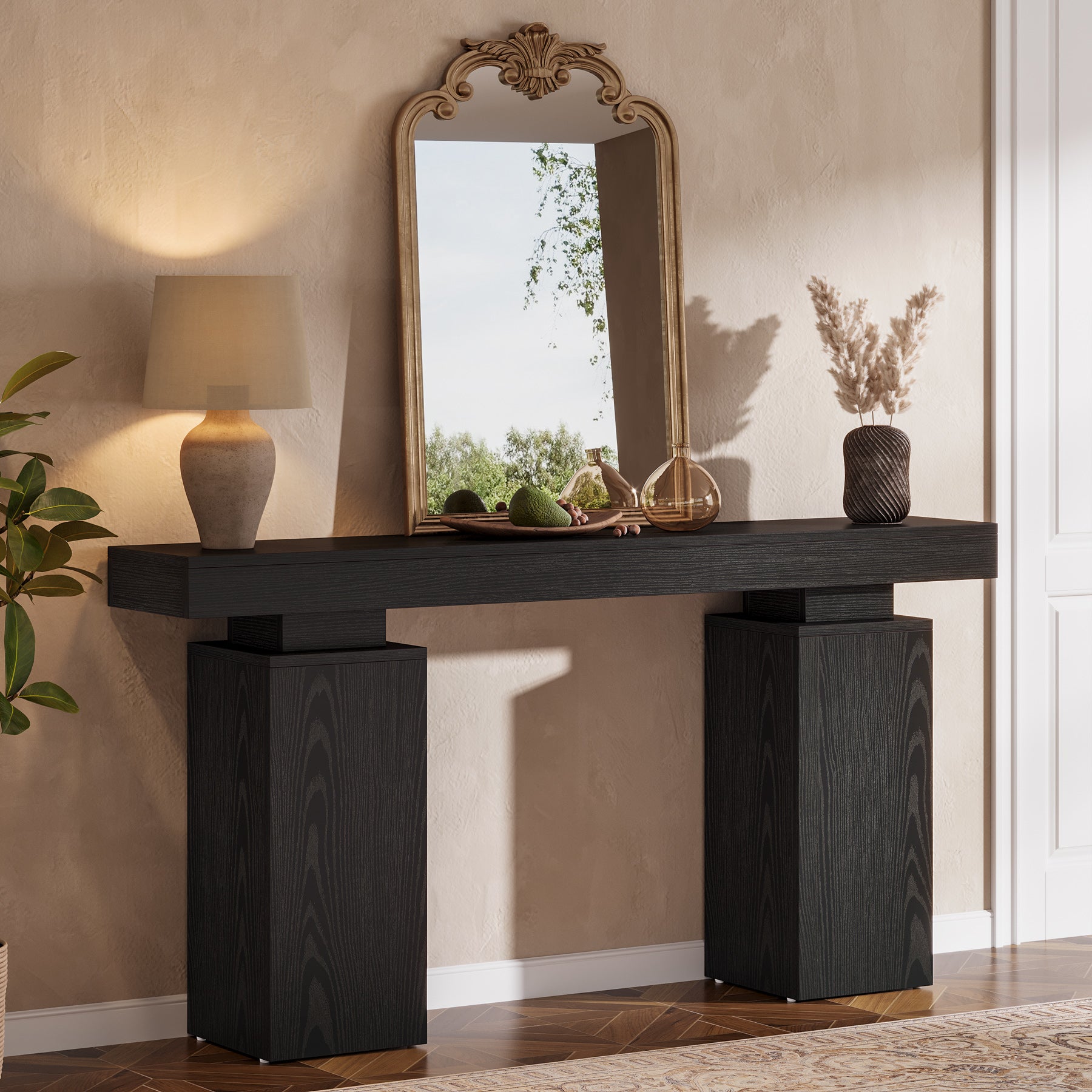 160 cm Konsolentisch - Landhaus-Sofatisch für Flur & Wohnzimmer