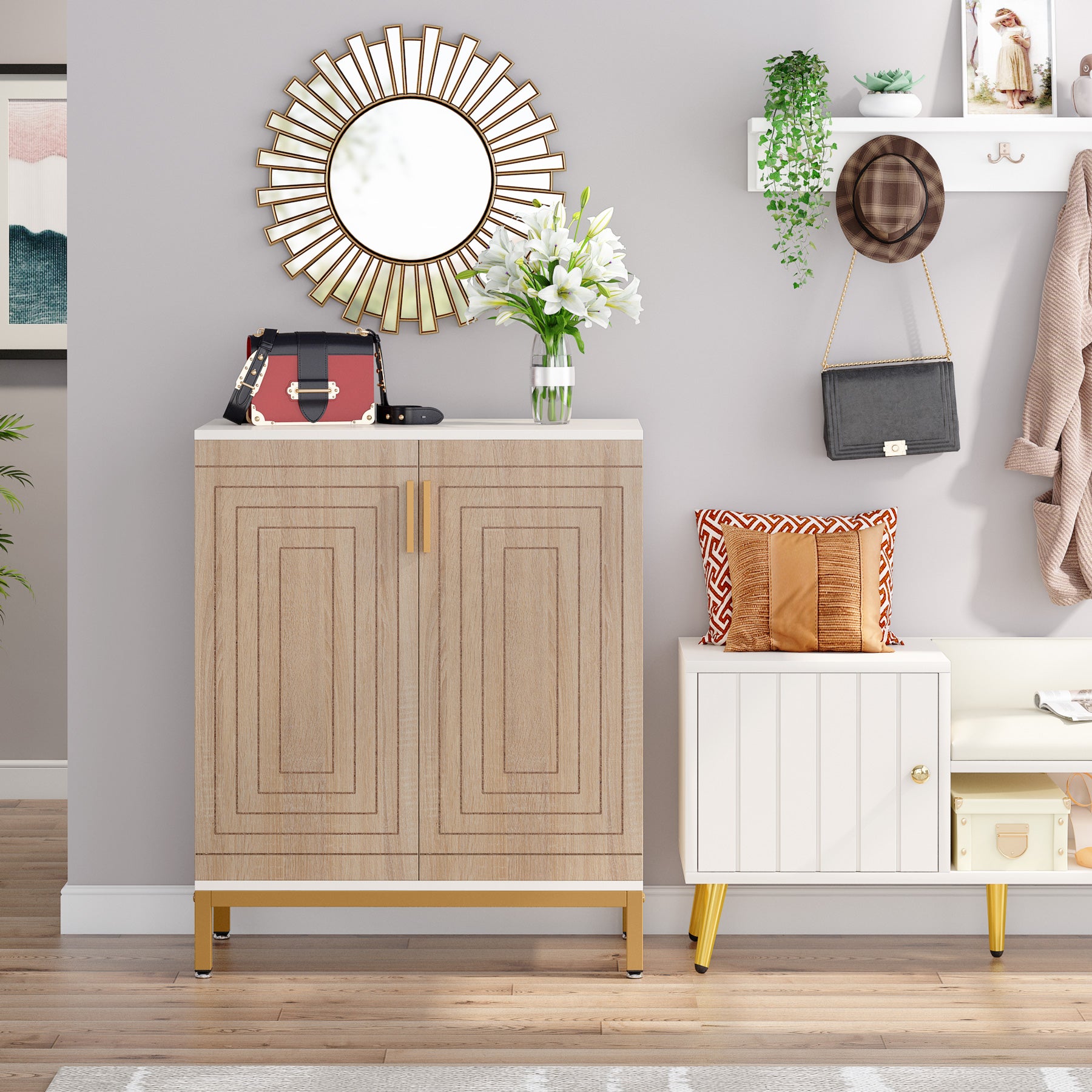 Schuhschrank: Moderne Schuhaufbewahrung für Wohnzimmer