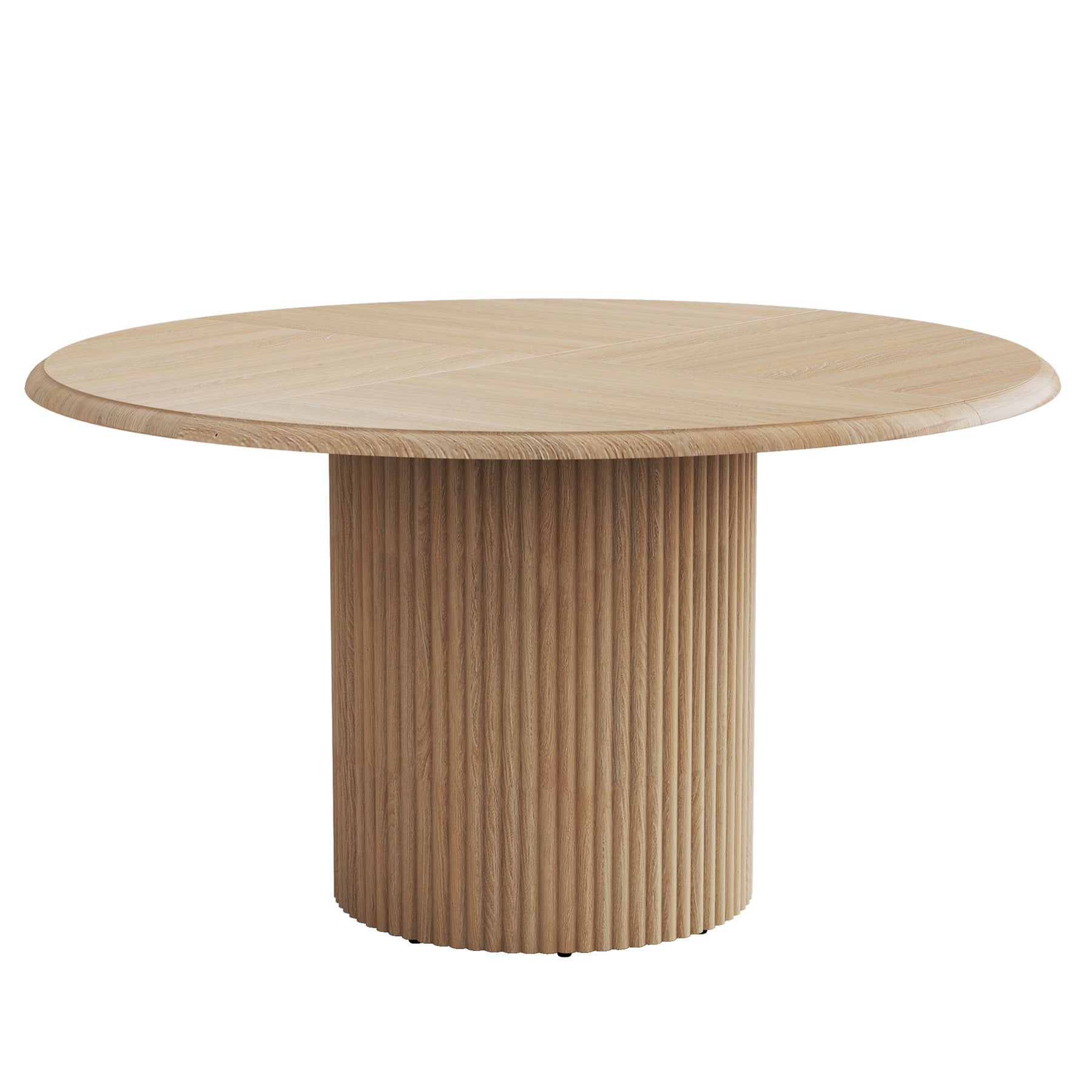 120 cm Runder Küchentisch , Esstisch für 4–6 Personen mit stabilem Metallsockel