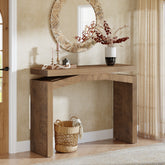 Tribesigns Konsolentisch 100 cm schmal, Flurtisch im Landhausstil mit modernem Design 3