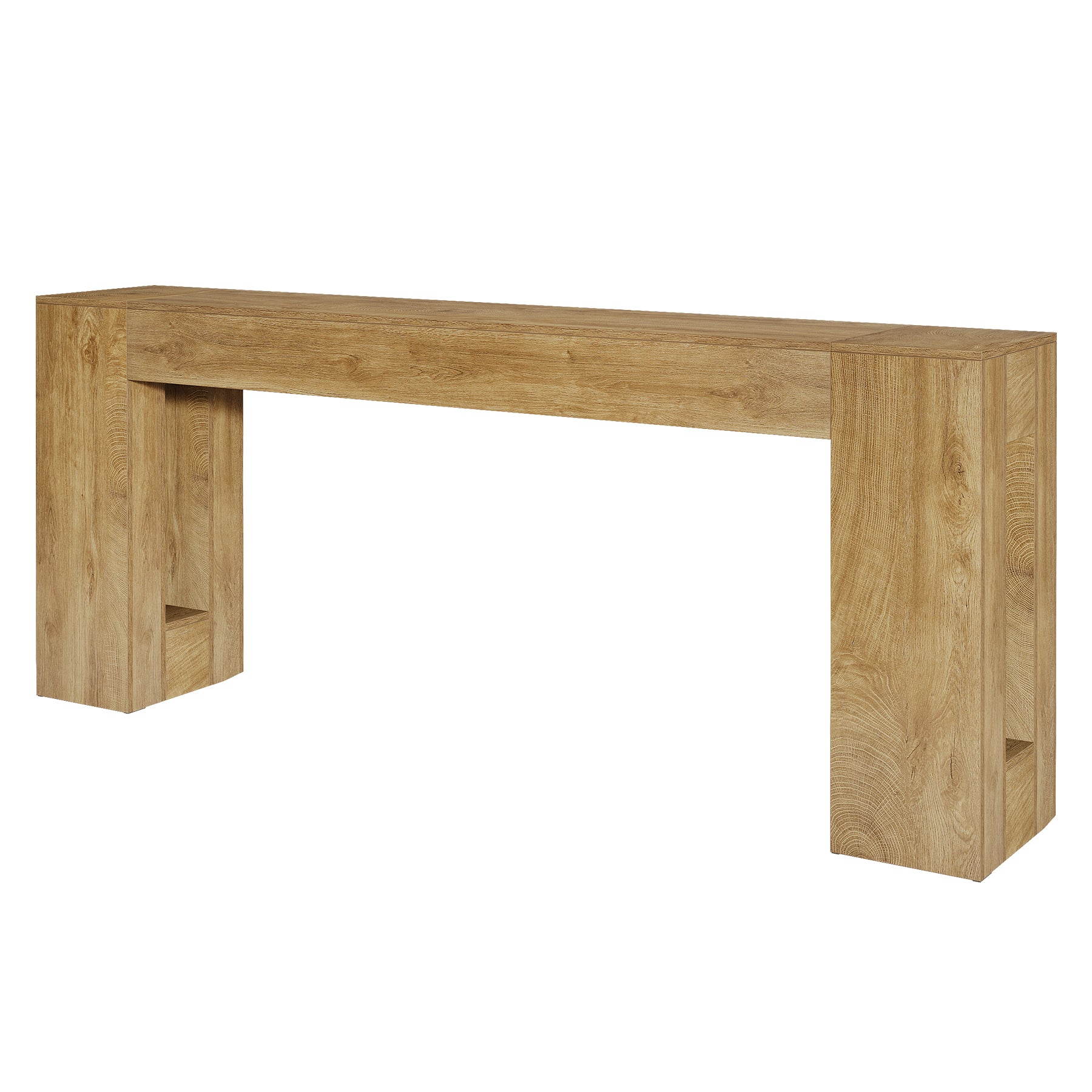 Tribesigns Konsolentisch 200 cm extra lang, schmaler Sofatisch hinter dem Sofa