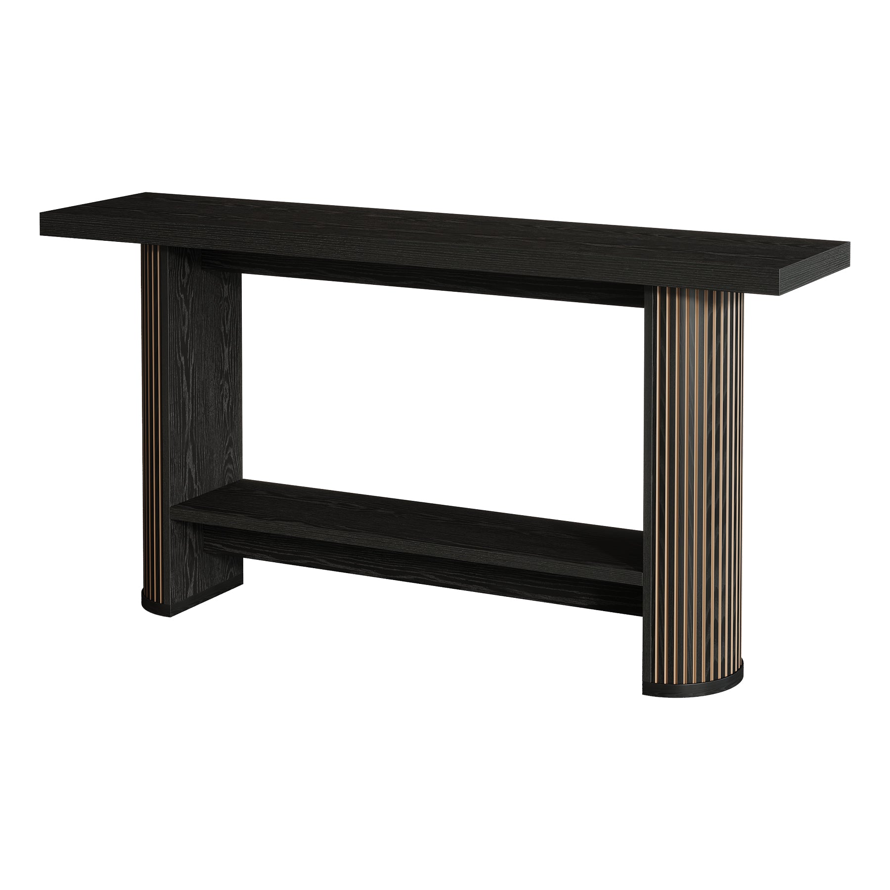 140cm Landhaus-Konsolentisch - Schmaler Tisch für Flur & Couch
