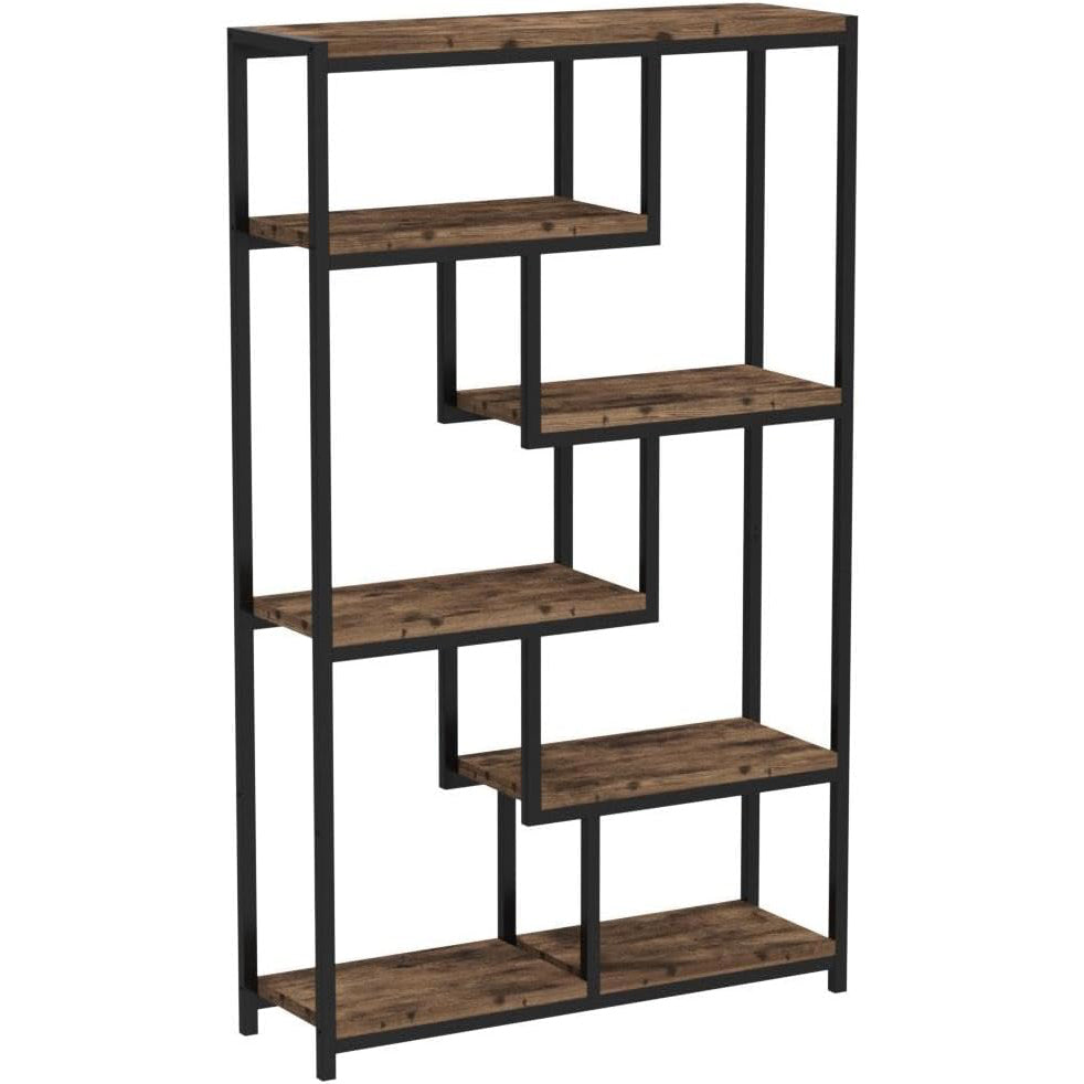 5-stöckiges Bücherregal, freistehendes Bücherregal Etagere