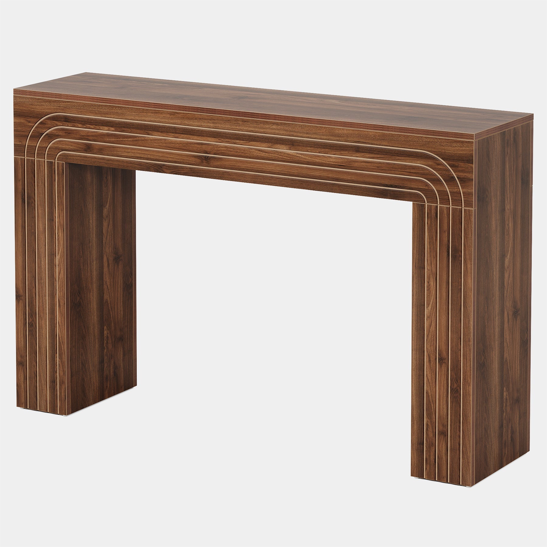 140cm Holz Konsolentisch, Sofatisch, Flurtisch im Landhausstil