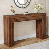 140 cm Holz Konsolentisch, Sofatisch, Flurtisch im Landhausstil 3