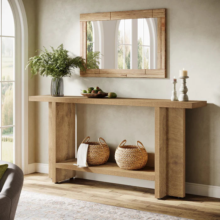 150 cm Konsolentisch, Bauernhaus-Sofatisch, Flurtisch