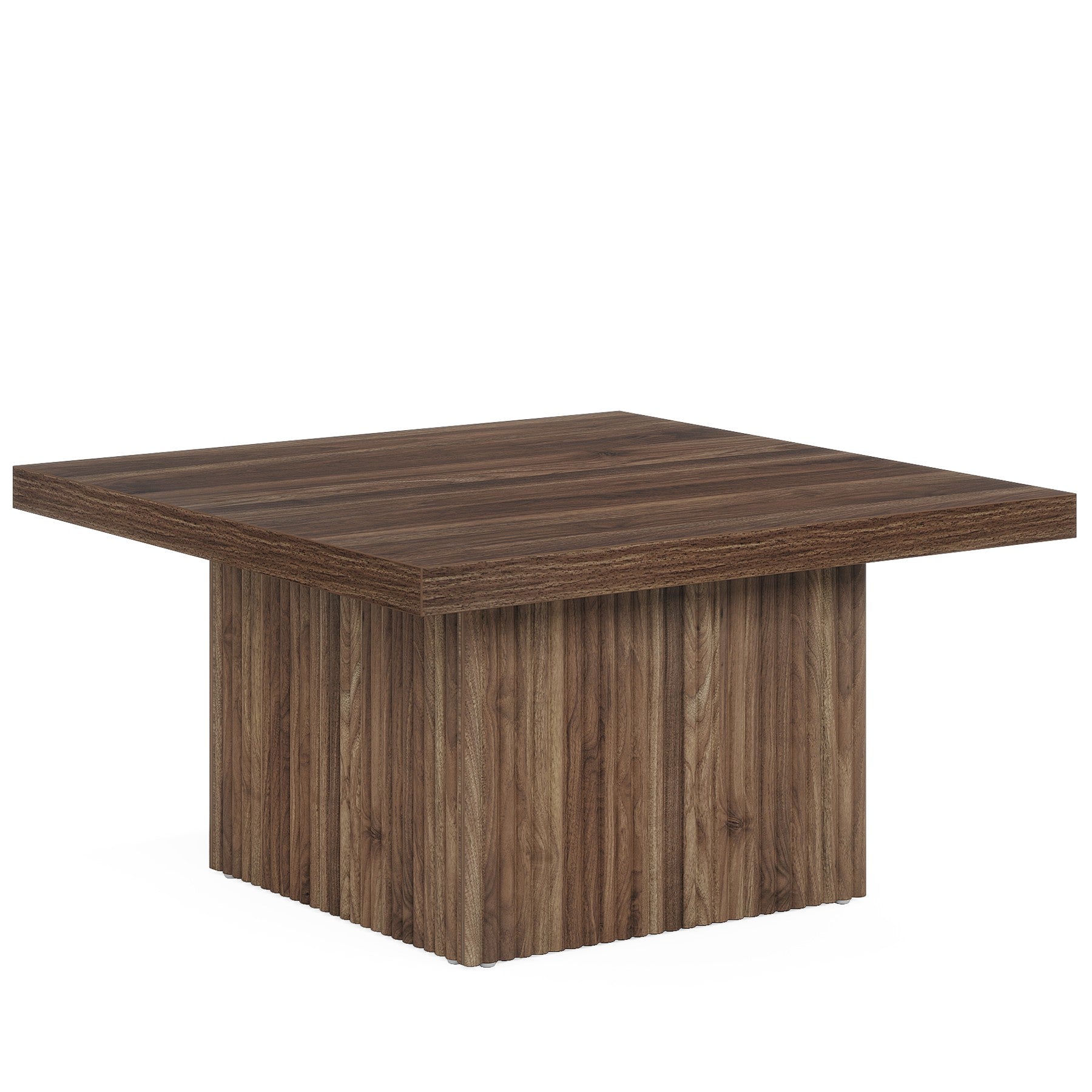 Quadratischer Couchtisch, 80cm Mitteltisch-Cocktailtisch aus Holz