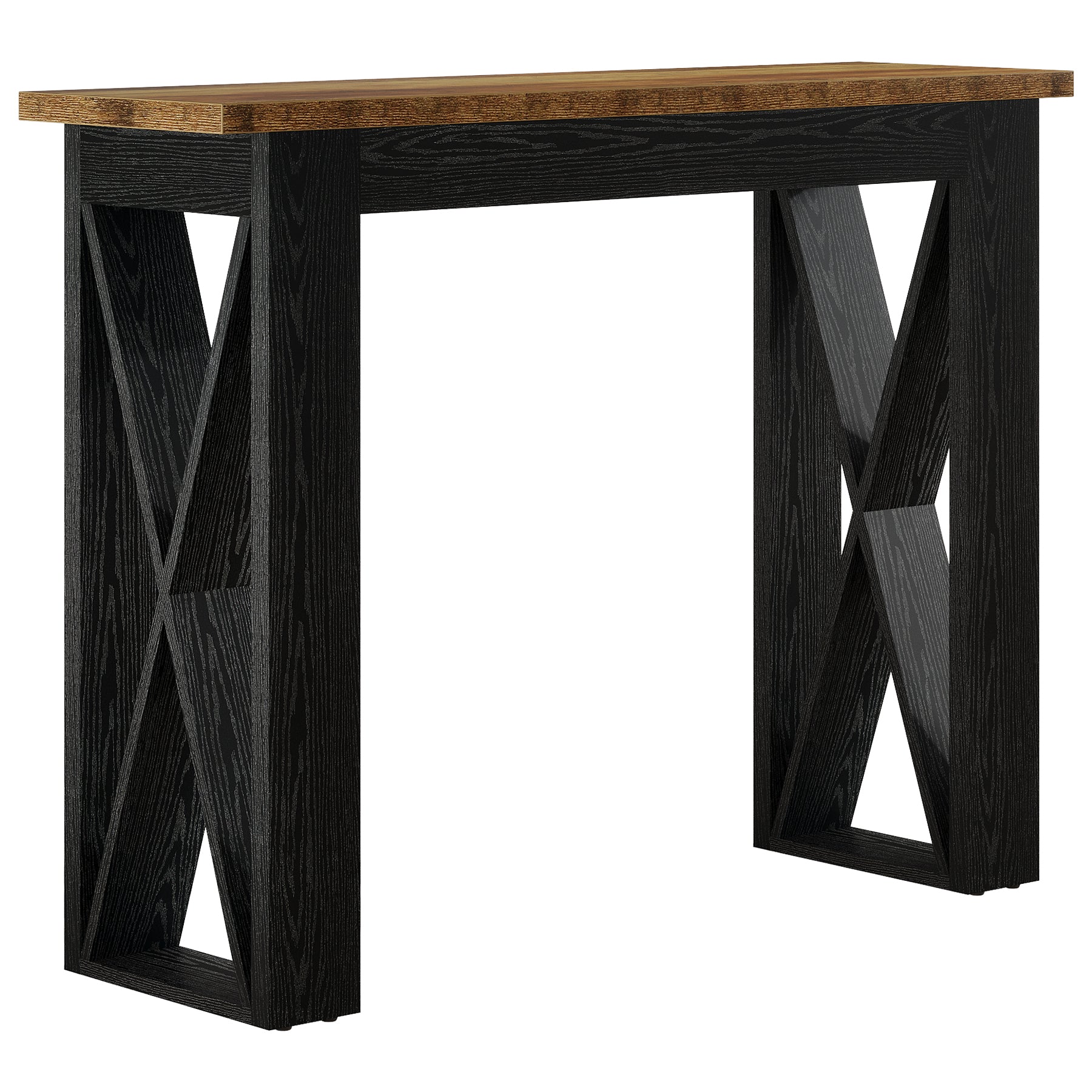 Tribesigns Konsolentisch 105 cm schmal, Flurtisch Industrial mit Ablage