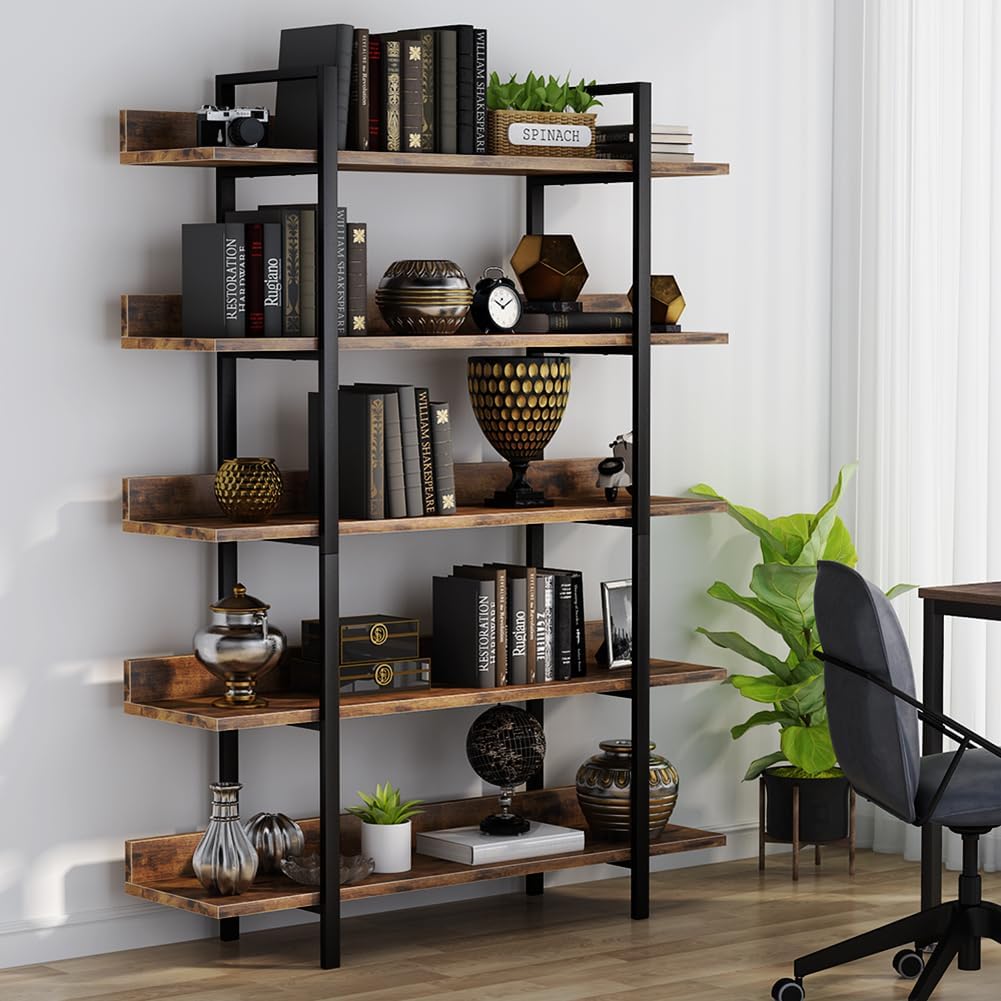 5-stöckiges Bücherregal - Stilvolles und funktionelles Regal