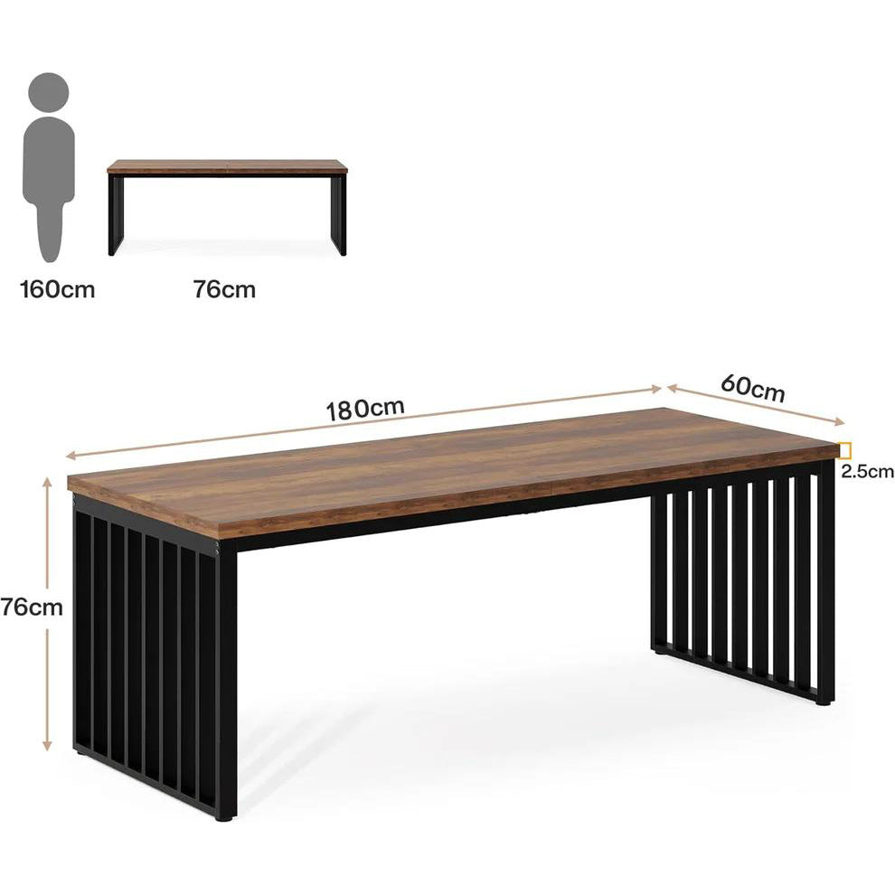 180cm Schreibtisch, Computertisch, Bürotisch, Konferenztisch
