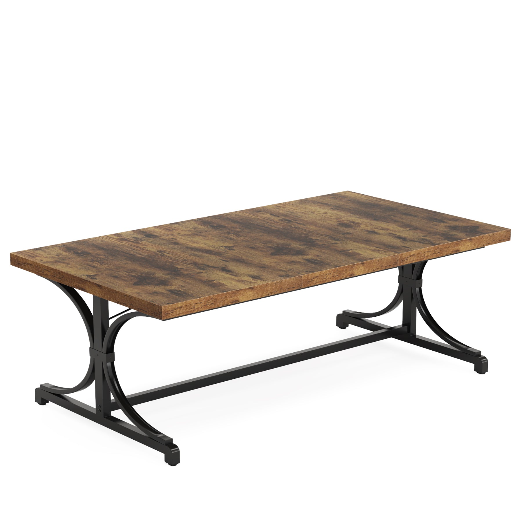 62.4-Inch Executive Desk, Rectangle Conference Table for 4-6 People Tribesigns