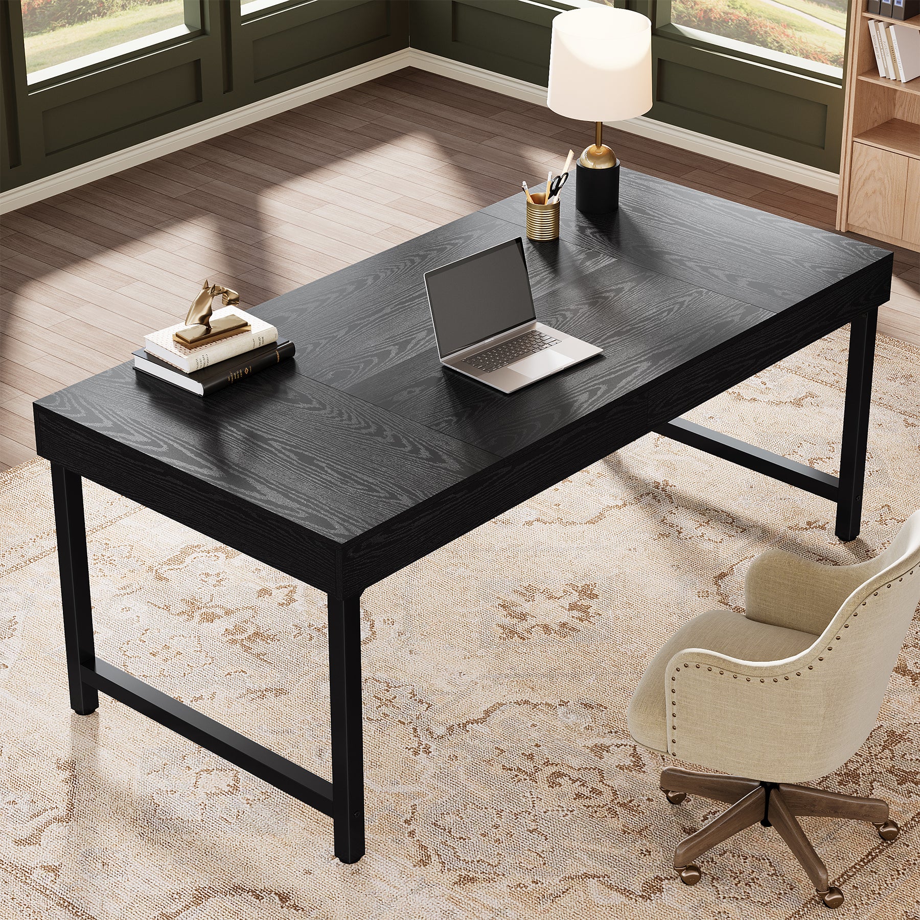 140 cm Bürotisch, einfacher Computertisch für das Home Office