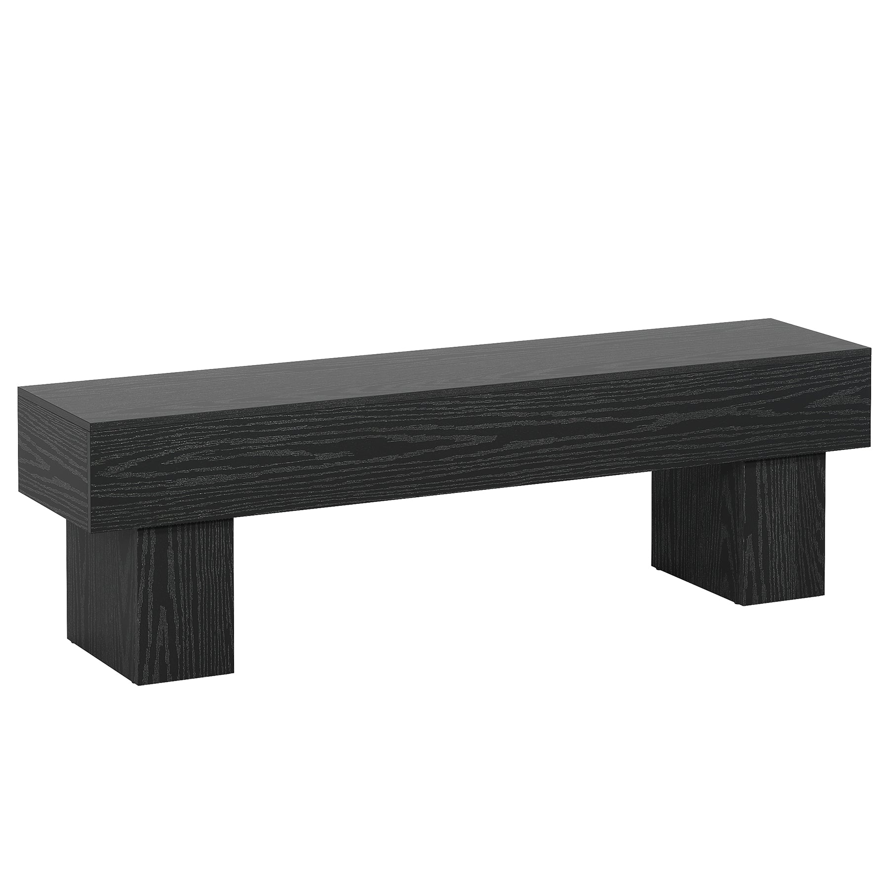 TV-Schrank 160 cm, niedriger Fernsehschrank für Wohnzimmer, passend für 140–165 cm TVs