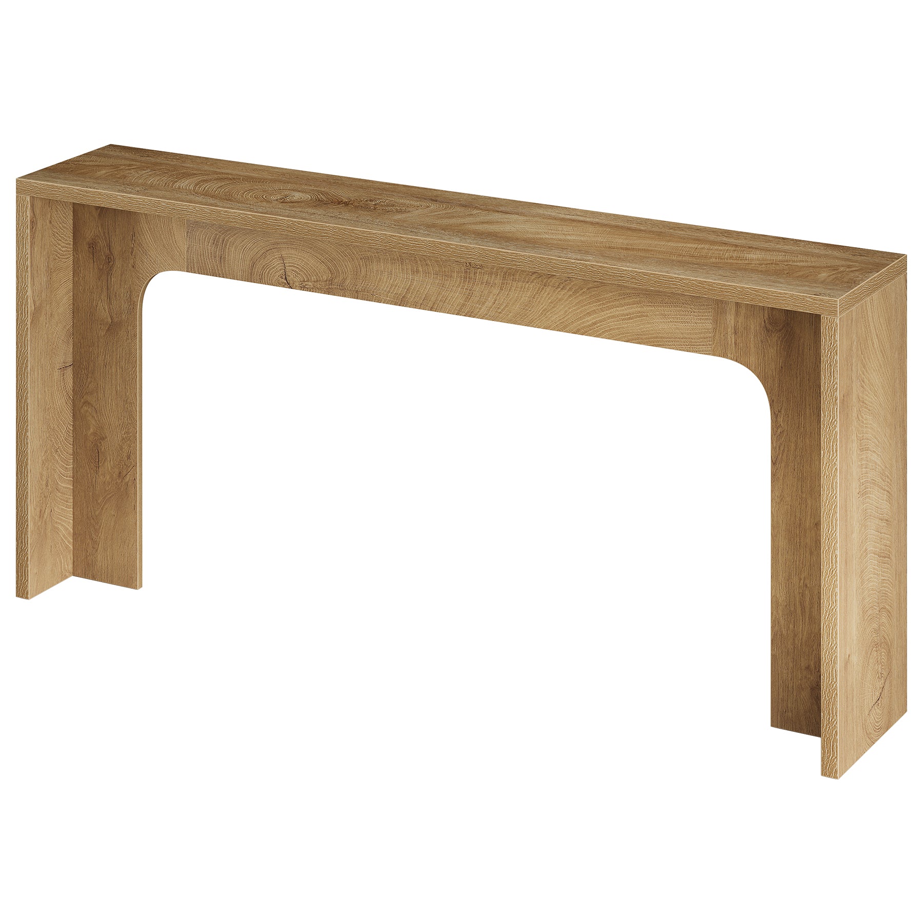 Tribesigns Schmaler Konsolentisch 160 cm, minimalistischer Flurtisch mit stabiler Basis