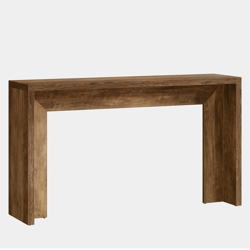 140 cm Rustikaler Konsolentisch, Bauernhaus-Sofatisch, Flurtisch