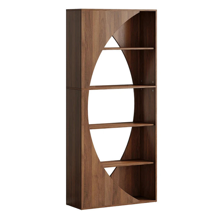 180 cm Bücherregal, 5-stöckiges freistehendes Bücherregal