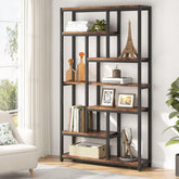 Freistehendes Bücherregal, 7 Ebenen Bücherregal Etagere Lagerregal 3