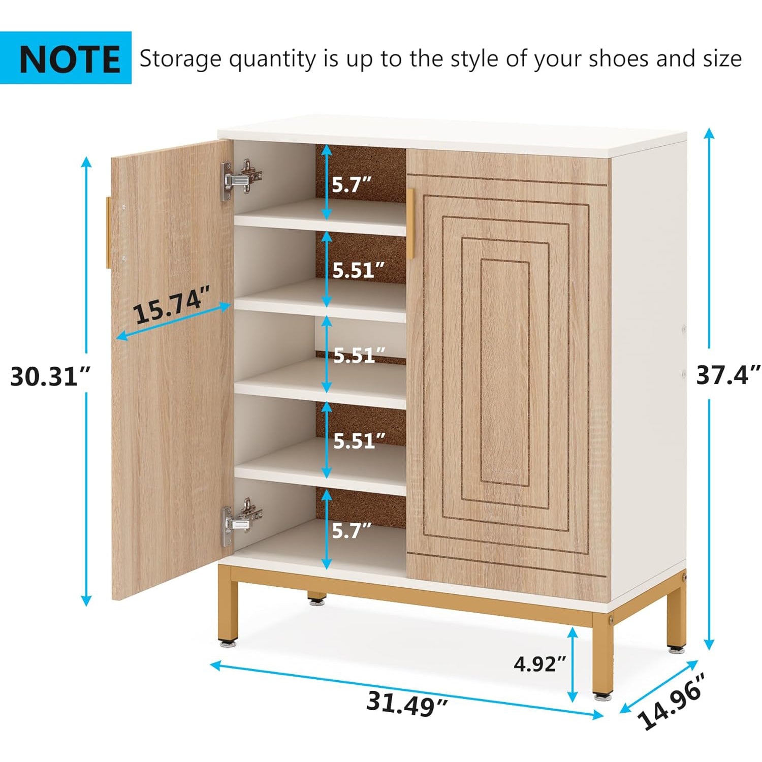 Schuhschrank: Moderne Schuhaufbewahrung für Wohnzimmer