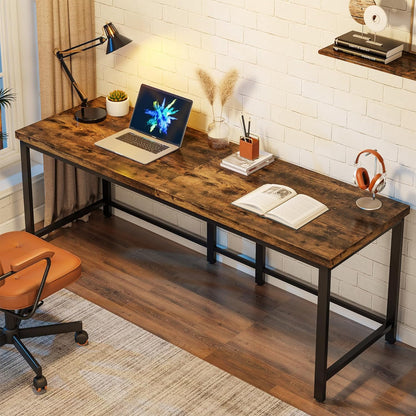 Doppelschreibtisch, Bürotisch für Arbeitszimmer, Schlafzimmer, Home Office